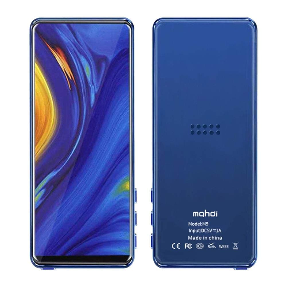 Rosymity Portable MP3 Player with Bluetooth4.2, 3.5 Inch Full Touch Screen Built-in Speaker, High Resolution, 8GB HiFi Lossless Sound Player with FM Radio, Supports up to 128GB