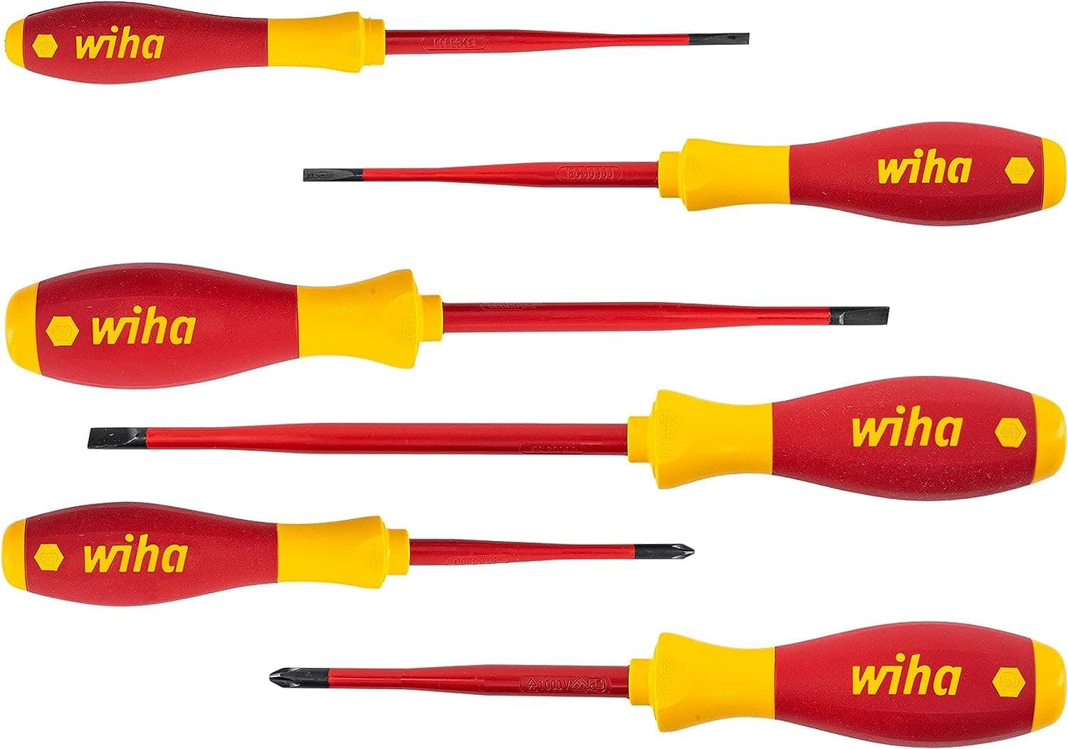 VDE Slotted an Phillips Slim Fix Screwdriver Set (6 Pieces)