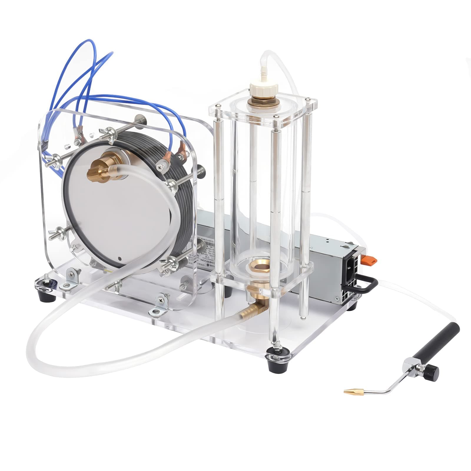 TBVECHI 200W Electrolysis Water Machine Hydrogen and Oxygen Flame Generator Water Welder AC 100-240V