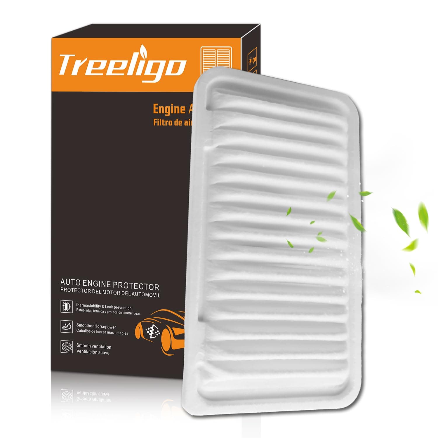 Treeligo CA9482 Engine Air Filter Replacement for Toyota 86 2017-2020,Corolla 2003-2008,Matrix 2003-2008,for Pontiac Vibe 2003-2008,for Scion FR-S 2013-2016,tC 2005-2010,for Subaru BRZ 2013-2020