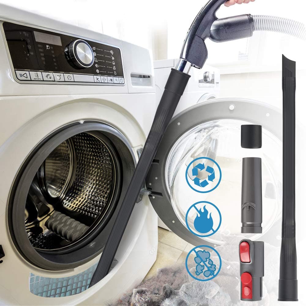 Universal Dusty Brush Vacuum Attachment Duster Cleaning Tool Vacuum Duster Attachment with Universal Adapter Handy Flexible for Keyboards, Drawers, Cars, Corners, Vents, Furnitures