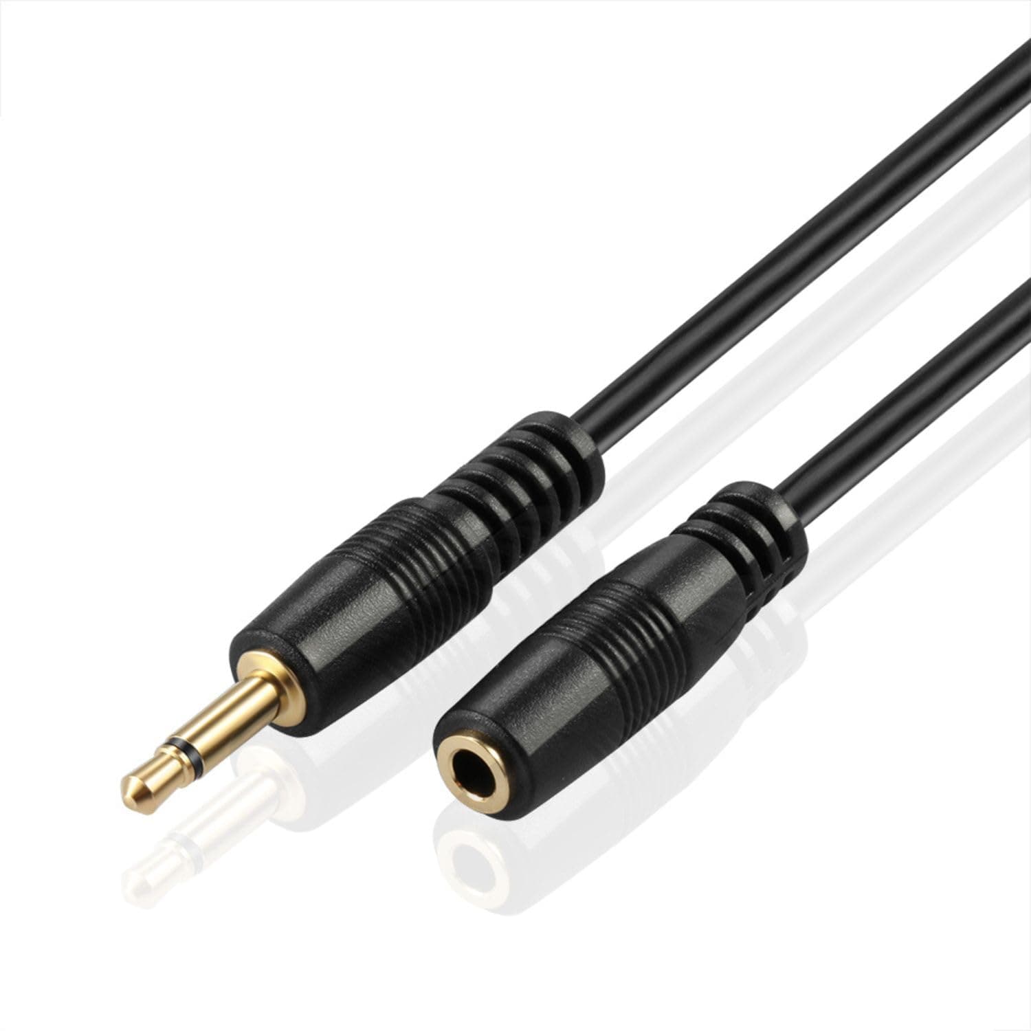 3.5mm Mono Extension (25FT) - 12V Trigger, IR Infrared Sensor Receiver Extension Extender, 3.5mm 1/8" TS Monaural Mini Mono Audio Plug Jack Connector Male to Female Cable Wire Cord