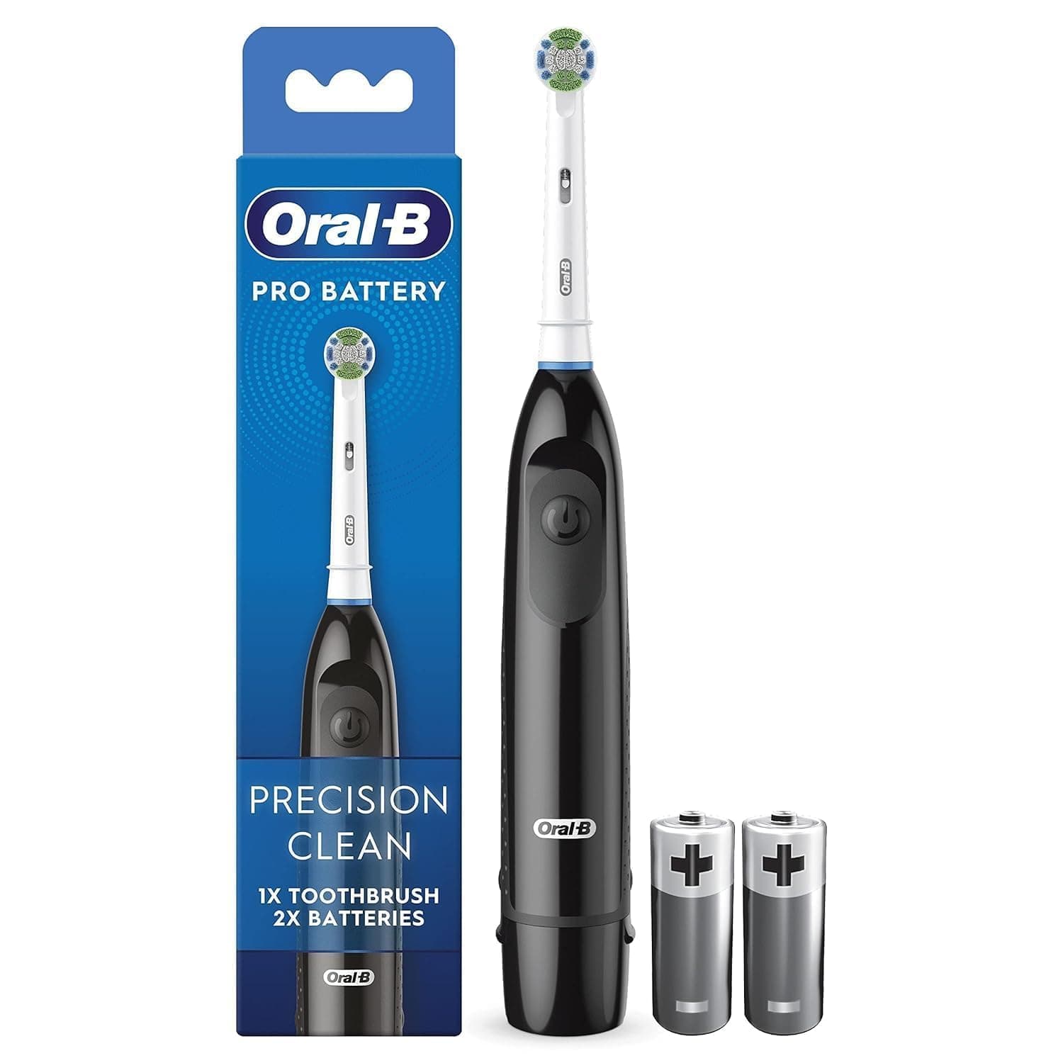 Pro Battery Toothbrush, 2 Batteries Included