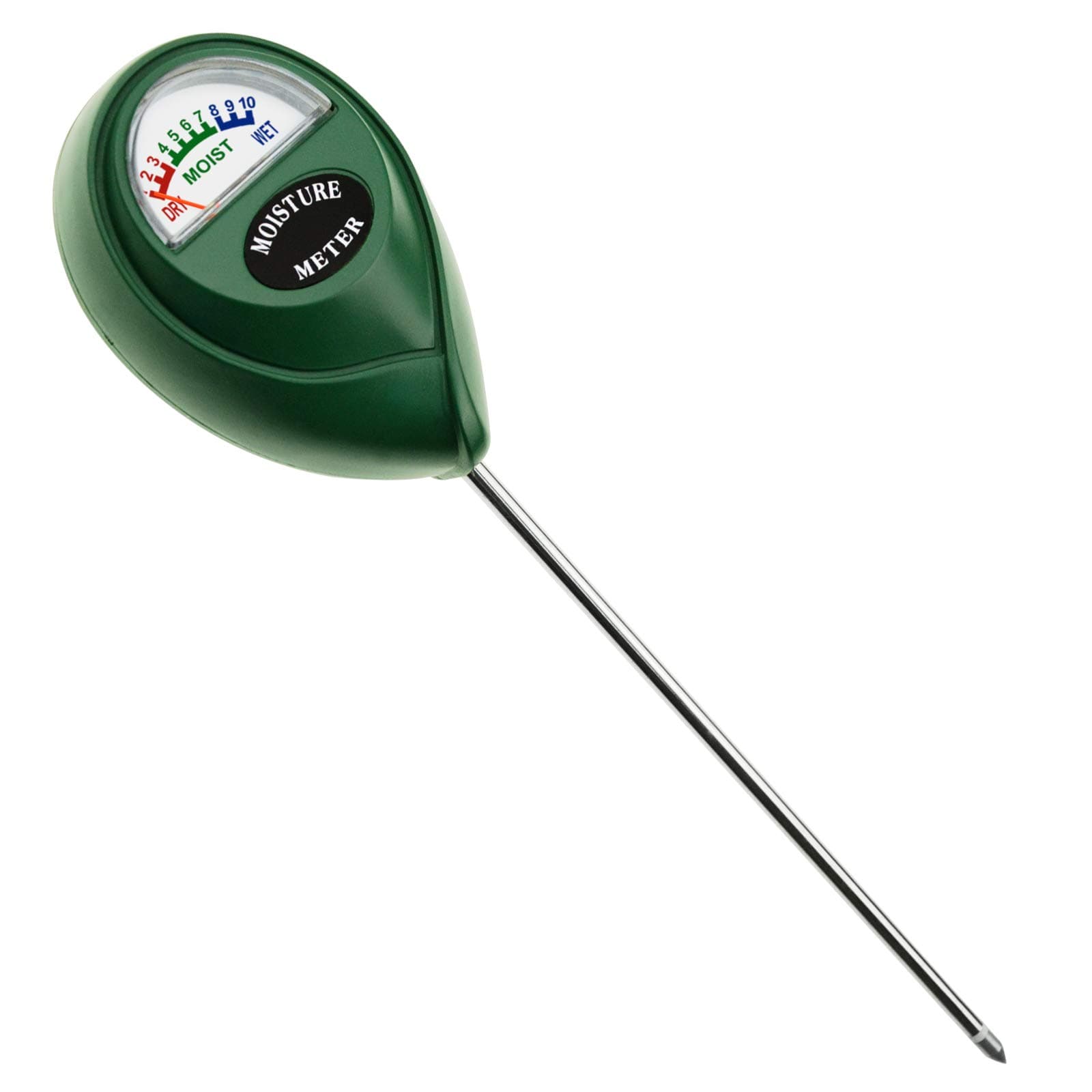 GAIN EXPRESS Soil Moisture Meter Tester Probe Sensor (Green), Gardening Plants Growth Watering Quality Monitoring Test Tool Kits for Garden Farm Lawn Household Indoor Outdoor (Moisture)