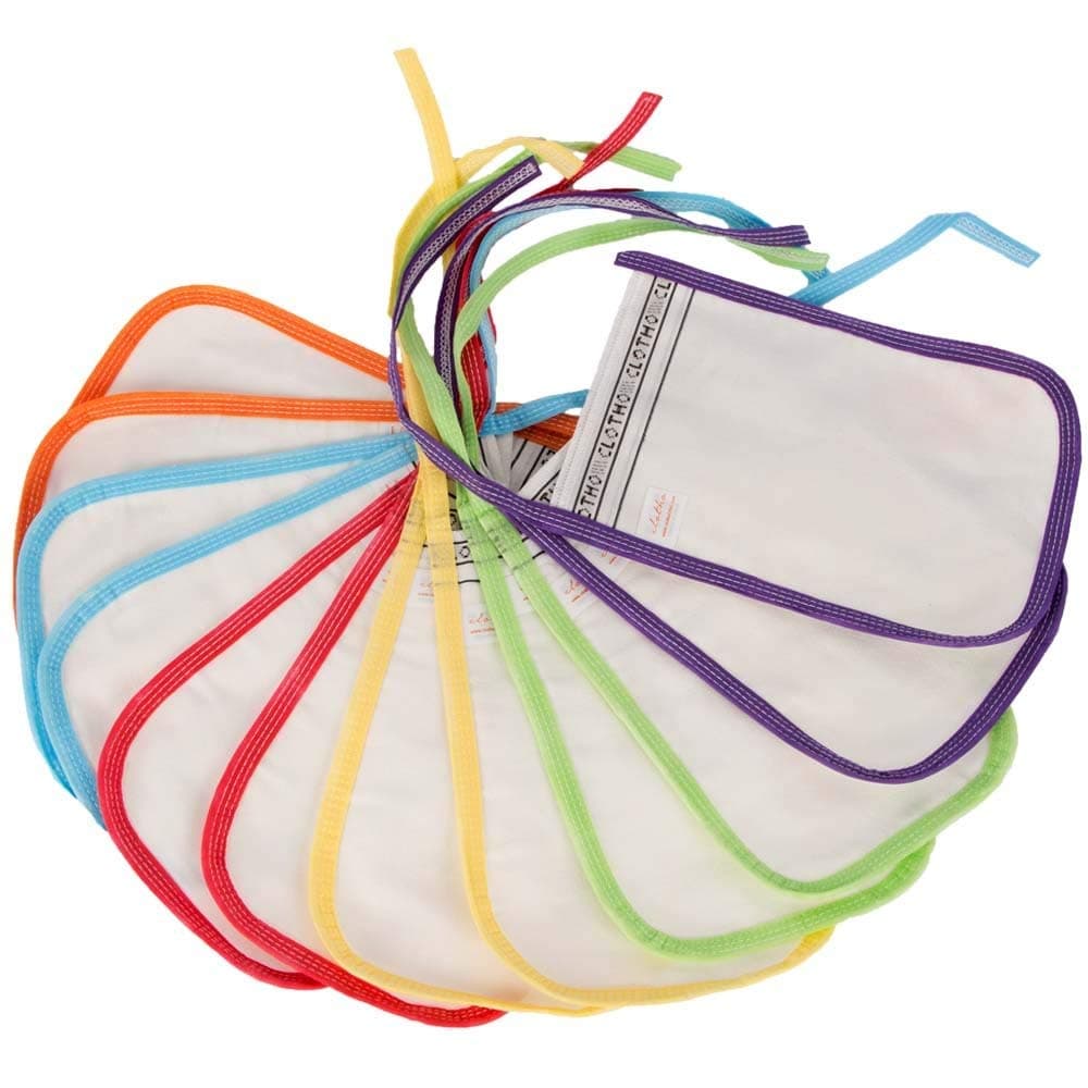 12 Pack Turkish Bath Exfoliating Glove Set for Shower and Spa - Dead Skin Cell Remover for Sensitive Skin - Body Scrub Mitt Hammam Gloves - Body Exfoliator