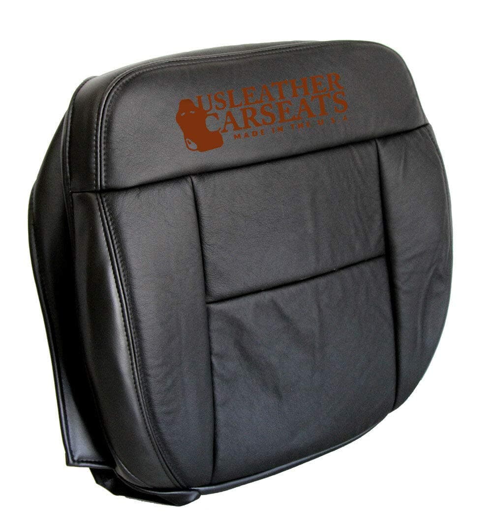 Driver Side Bottom Leather Seat Cover Black Compatible with 2004 2005 Ford F150 FX4 4X4 4WD