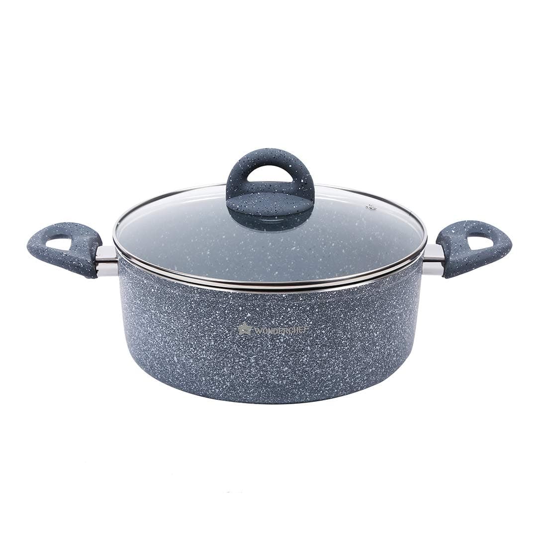 Granite Non Stick Induction Pan 24cm, Aluminium