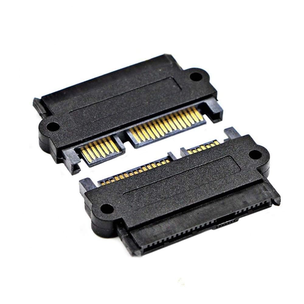 Wixine 2Pcs Main Board Small Port SAS Hard Disk Adapter SFF-8482 to SATA 22 Pin Adapter Card