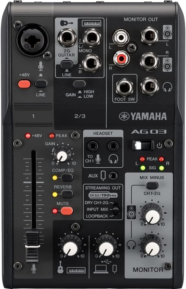 AG03MK2 Live Streaming Mixer - AG03MK2 B