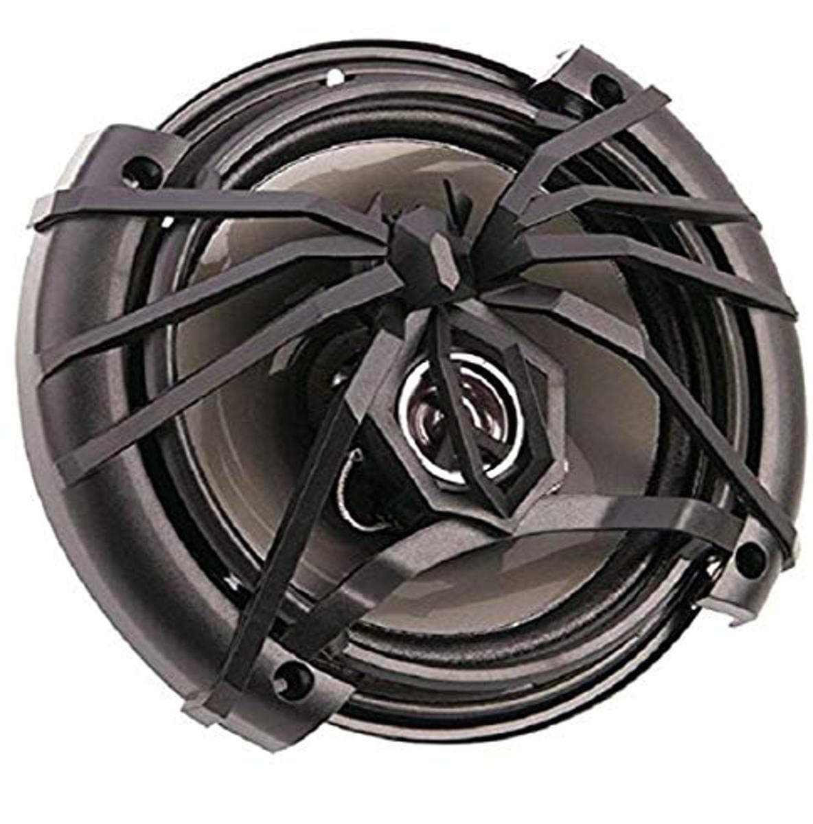 Soundstream AF.653 Arachnid Full Range 6.5" 3-Way 300W Speakers,Black and Silver