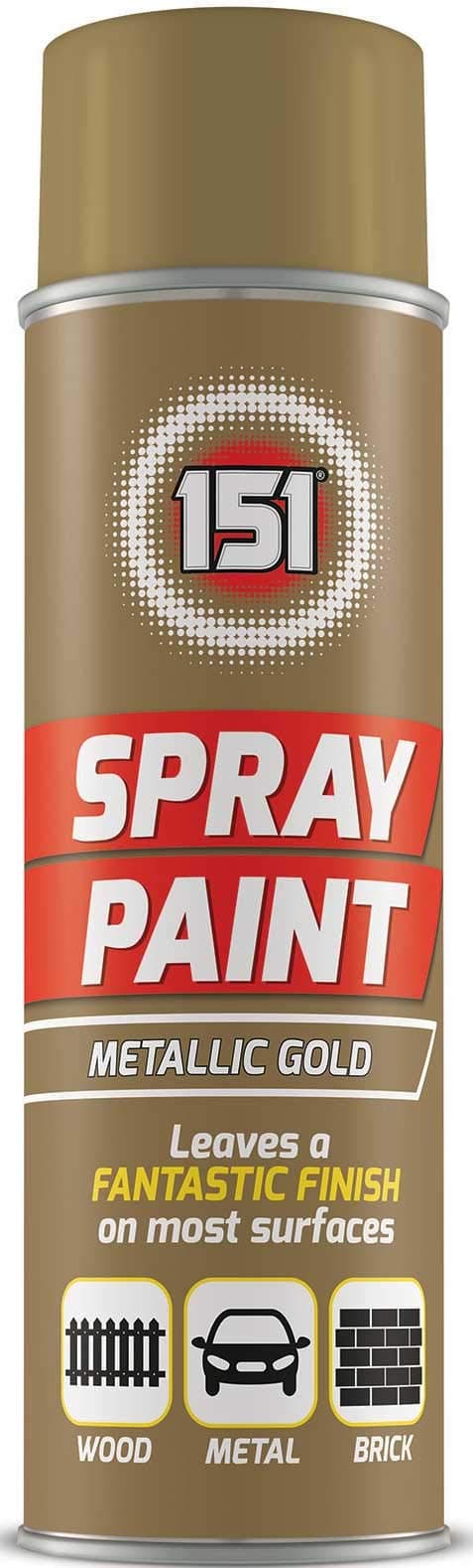 Metallic Gold Spray Paint 250ml, TAR008B