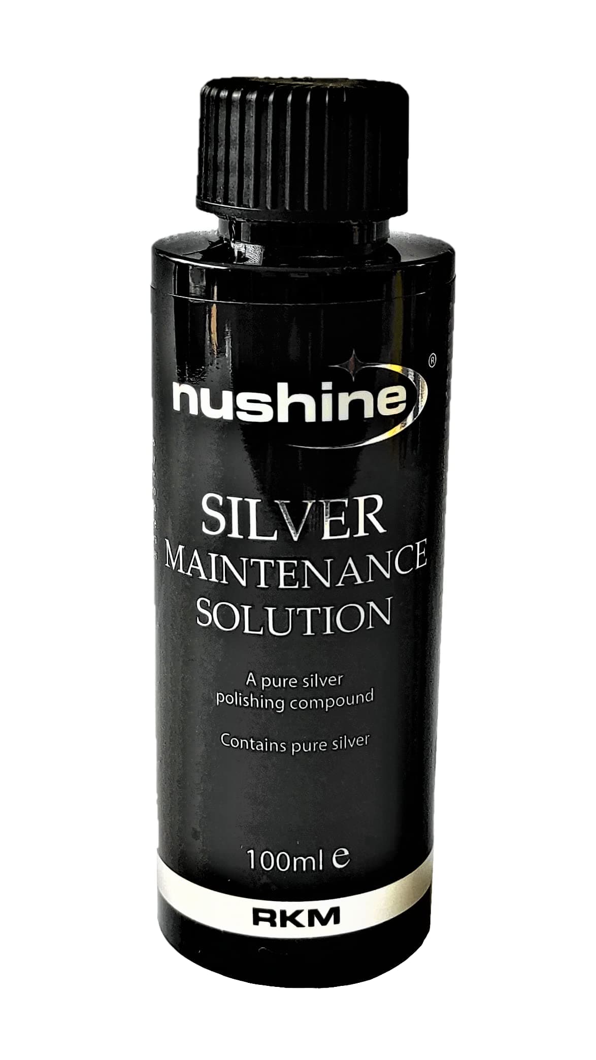Nushine Silver Maintenance Solution Silver Cleaner 100ml - Contains Pure Silver (Ideal for Slightly Worn Silver)