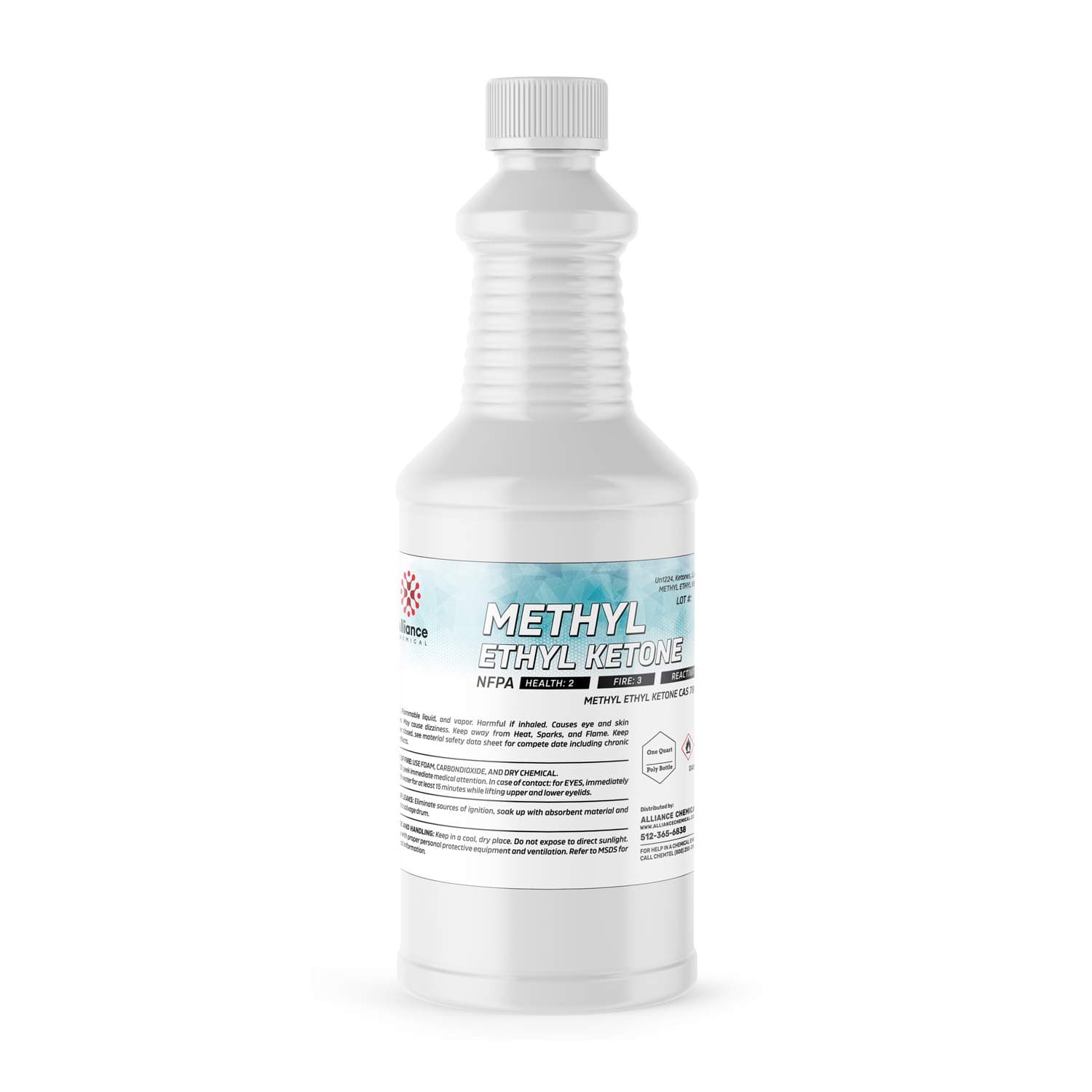 Methyl Ethyl Ketone (MEK) - 1 Quart (32 FL Oz) Paint Thinner and Solvent