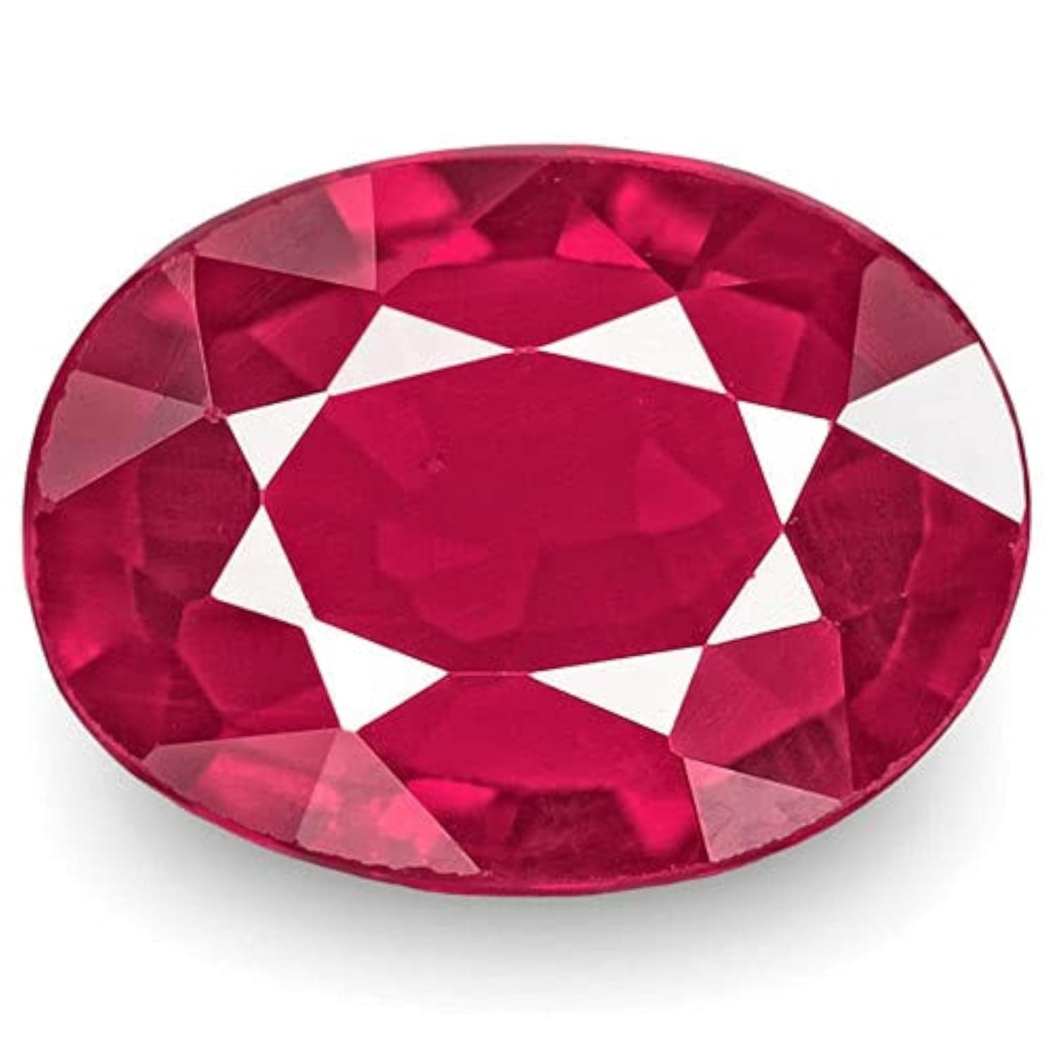 – Ruby Gemstone Lab Certified Natural 100% Real Oval Ruby Loose Stone 3.5 Ct