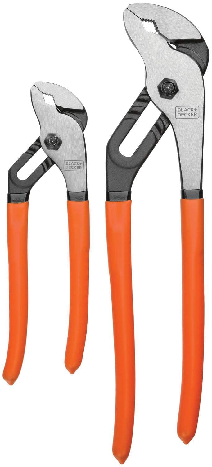 Black & Decker Slip Joint Pliers, 2 Pack (BDHT84001)