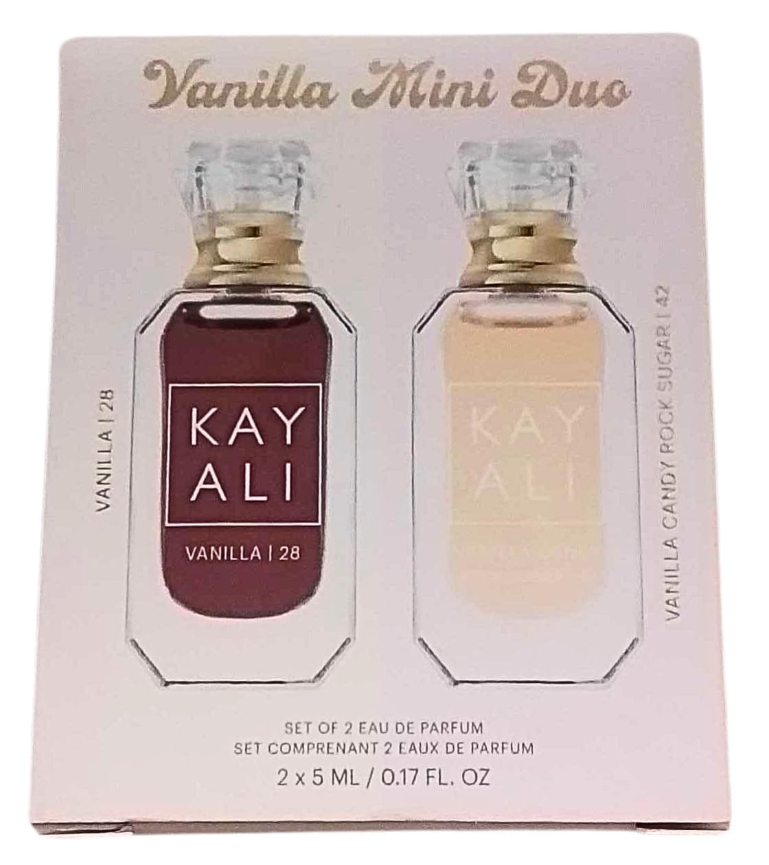 Mini Vanilla Perfume Duo Set 2 X 5 Ml (Vanilla Candy Rock Sugar 42 Eau De Parfum And 28 Parfum)