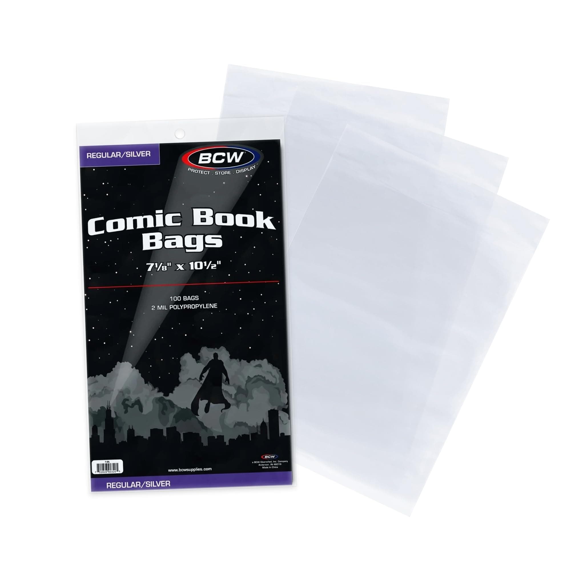 BCW Regular/Silver Age Comic Bags
