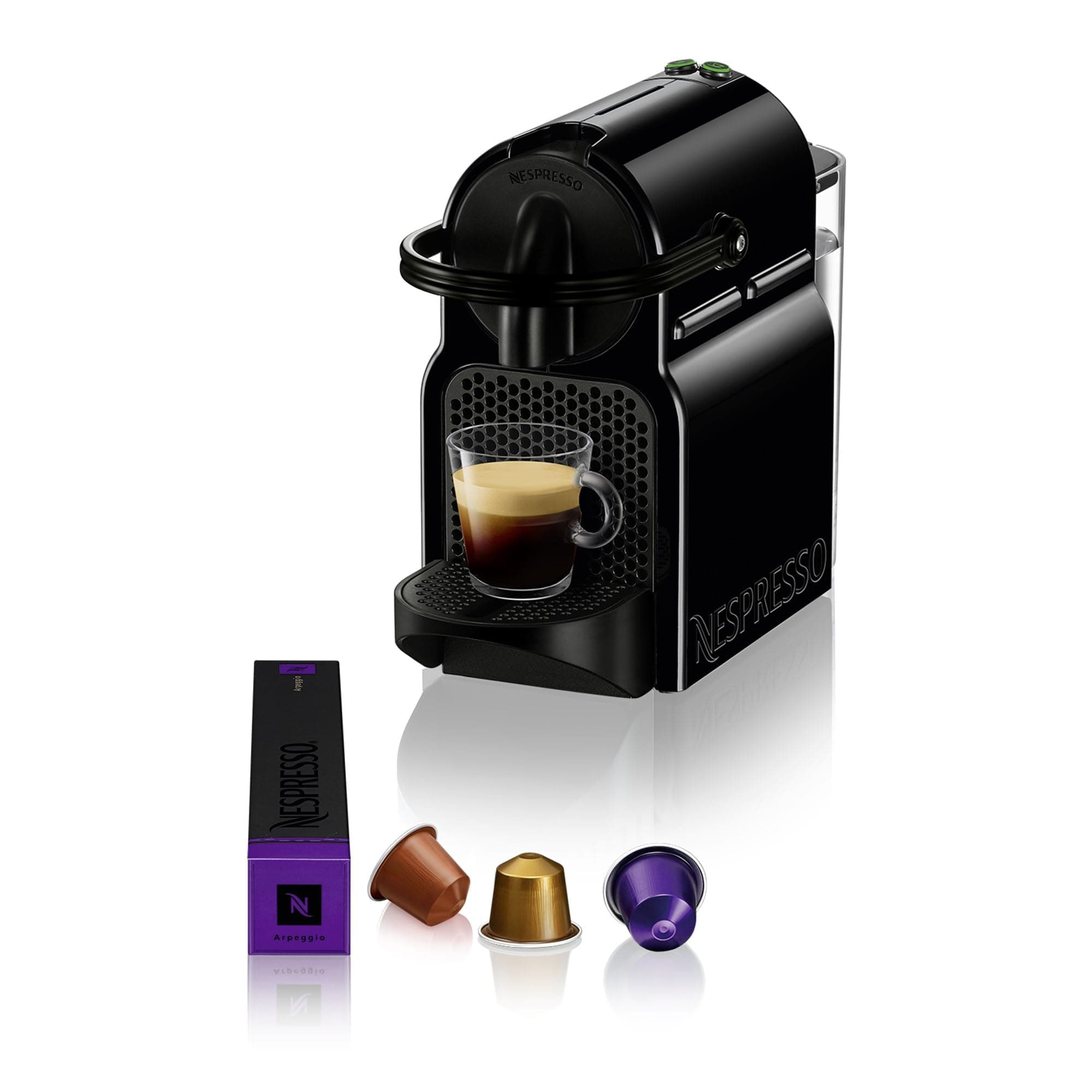 NESPRESSO Inissia Black Coffee Machine – International Version