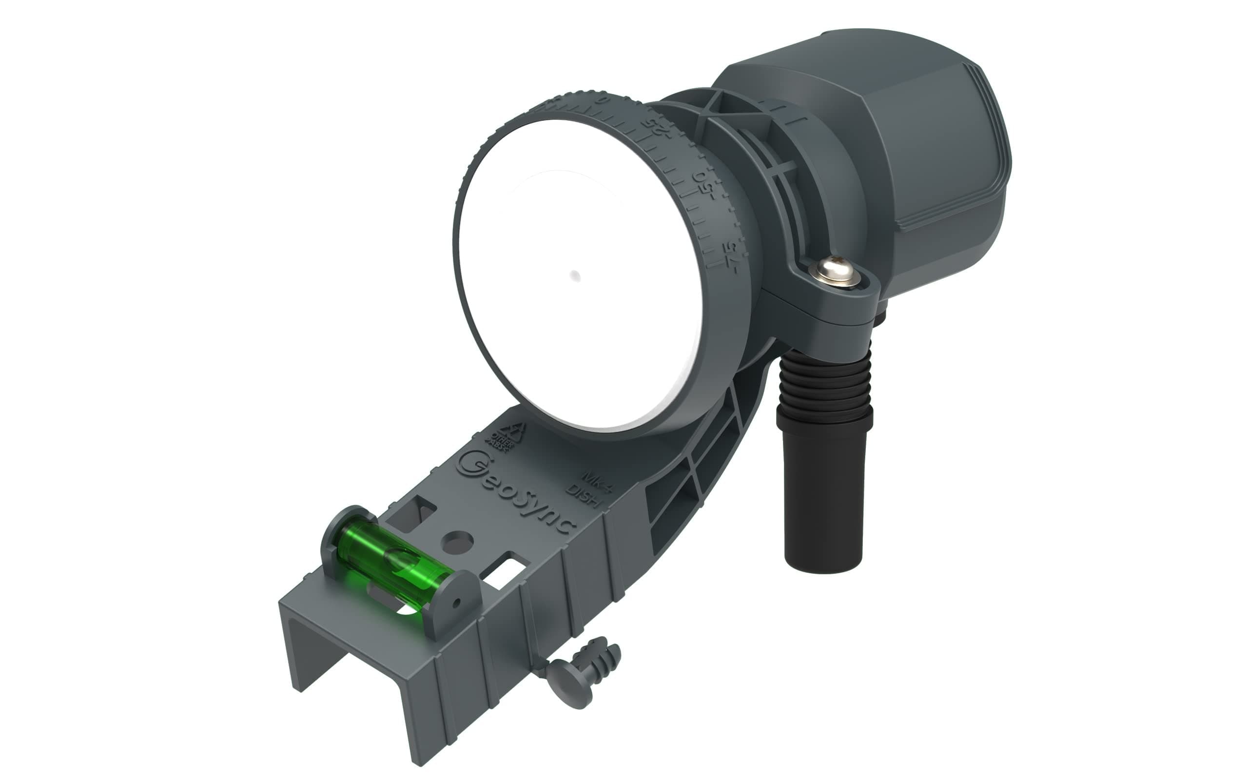 Universal Single 1 Output LNB for Satellite Dish SKY Freesat HD TV KU Band Satellite Receiver with Spirit Level Bracket