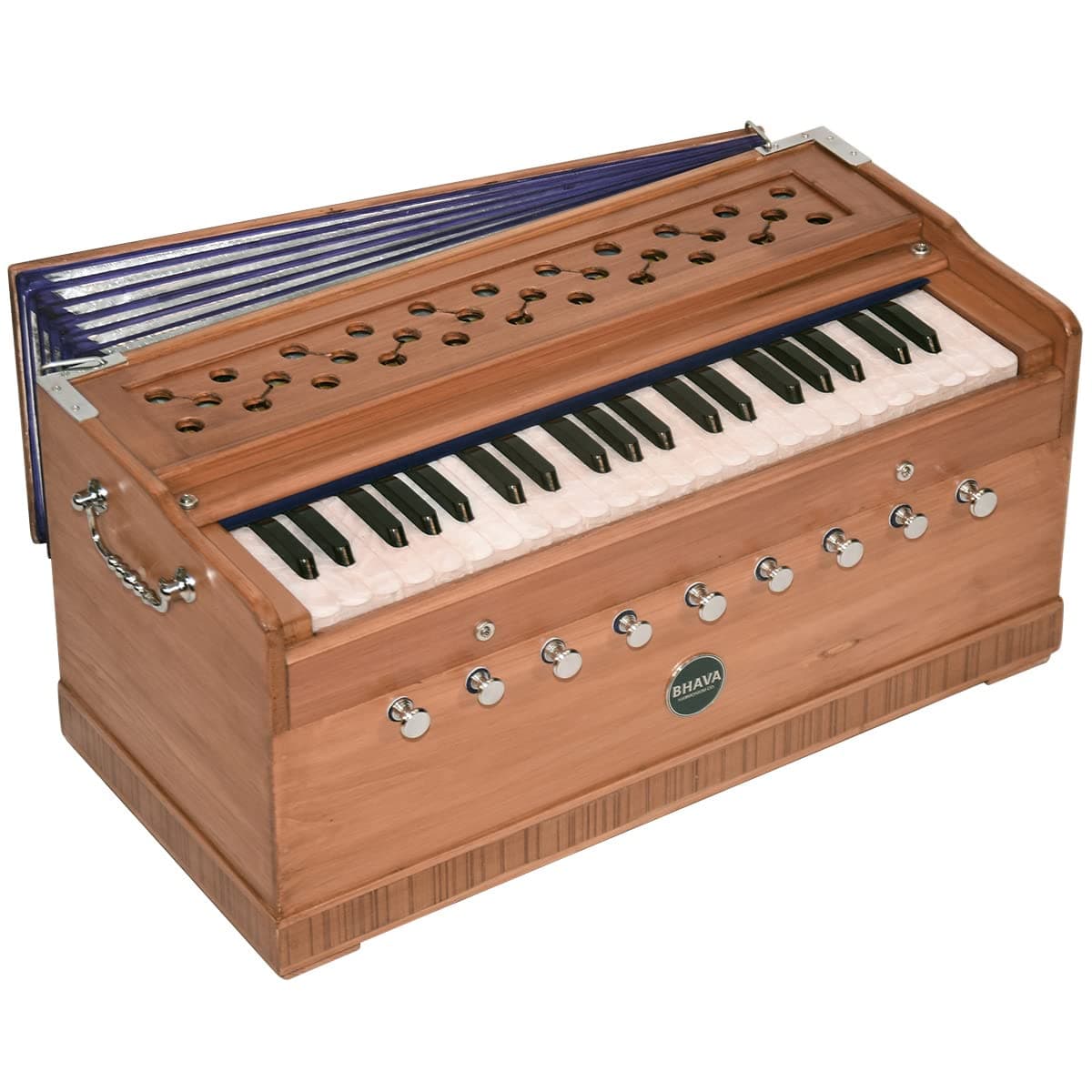 Studio Harmonium | Standard Edition | 42 Key | Professionally Tuned & Refined in the U.S~ Handmade in India, Ethically Sourced | Long Sustain and Warm Tonality