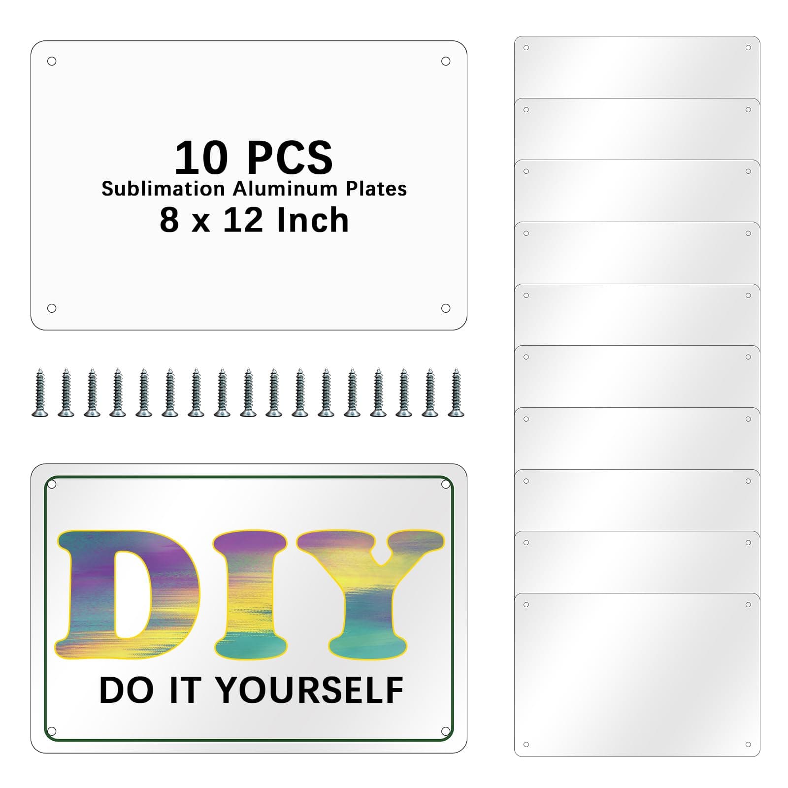 sublimation metal sign blanks