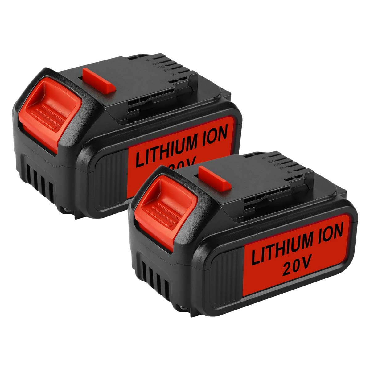 ANTRobut 2 Pack 5.0Ah Replacement for Dewalt 20V Battery Compatible with Dewalt Battery 20V Max DCB205 DCB203 DCB204 DCB205-2 DCB200 DCB206