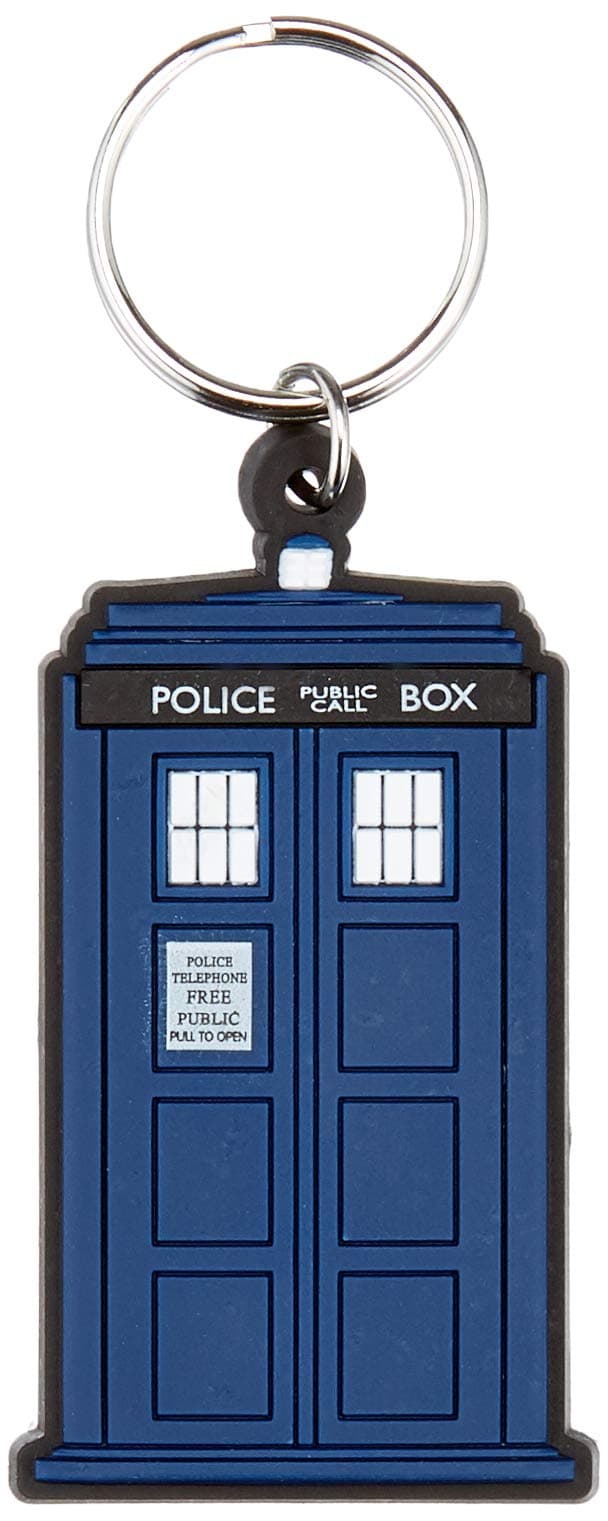 Doctor Who TARDIS Rubber Keyring