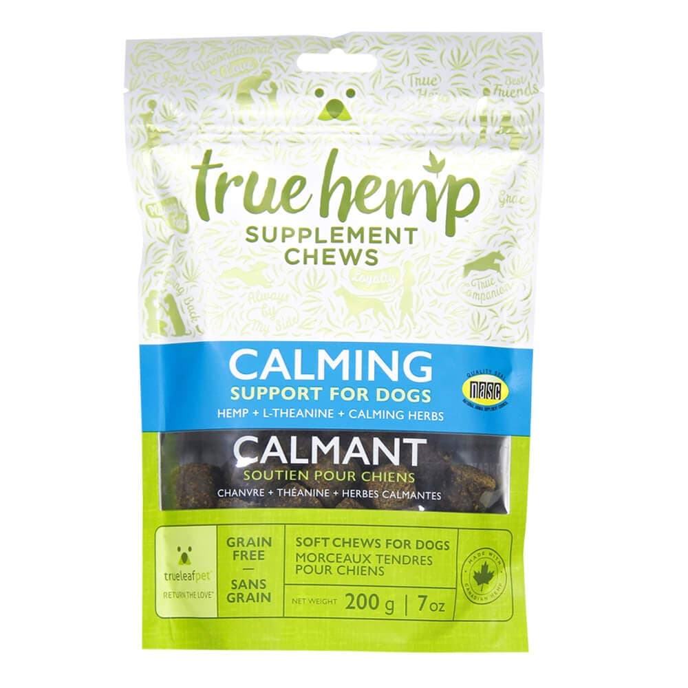TrueLeafPet Supplement Chews | Calming Herbs Support for Dog | Net Weight 200 g - 7 Oz