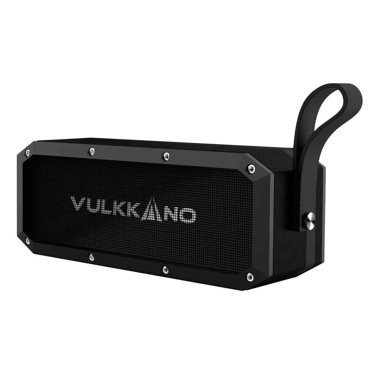 VULKKANO Blast 30W Waterproof Stereo Speaker with Bluetooth 4.0, Powerful Bass, Handsfree function. Wireless Portable Loudspeaker resistant to water and sand for iPhone, Android, PC, TV.