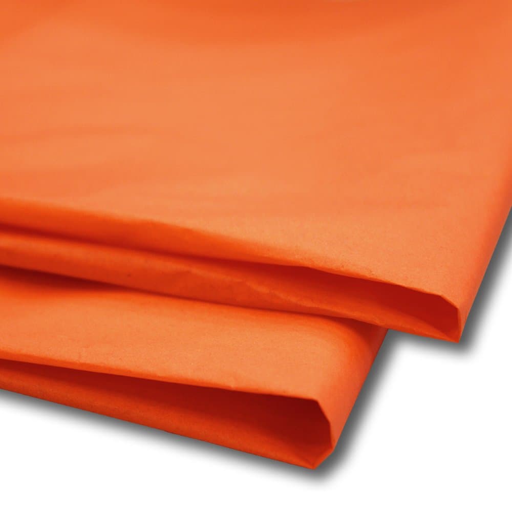 20 x Orange Tissue Paper / Gift Wrap / Wrapping Paper Sheets (20 x 30) by Swoosh Supplies