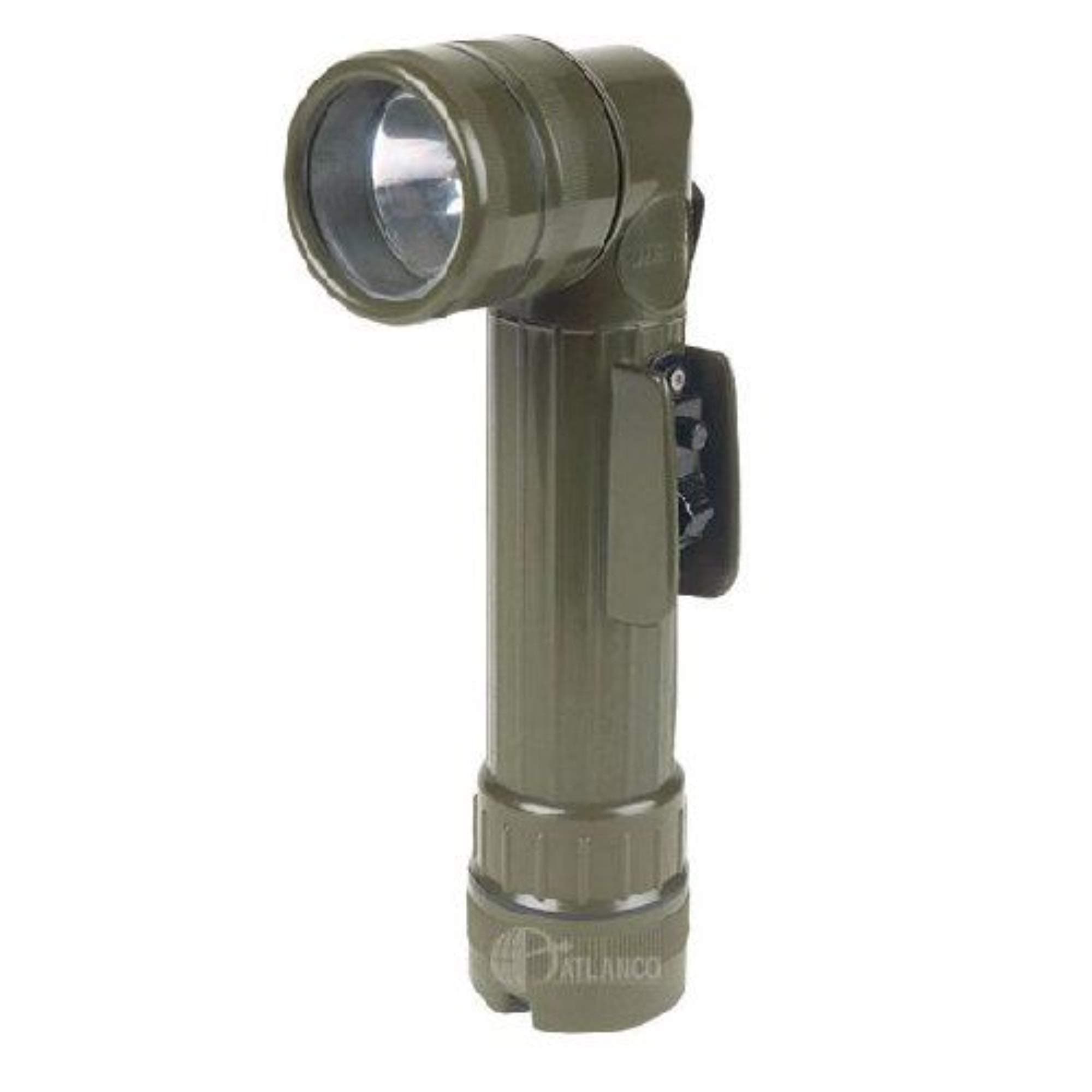 Head F-9412-2D GI Spec Anglehead Flashlight, Olive Drab