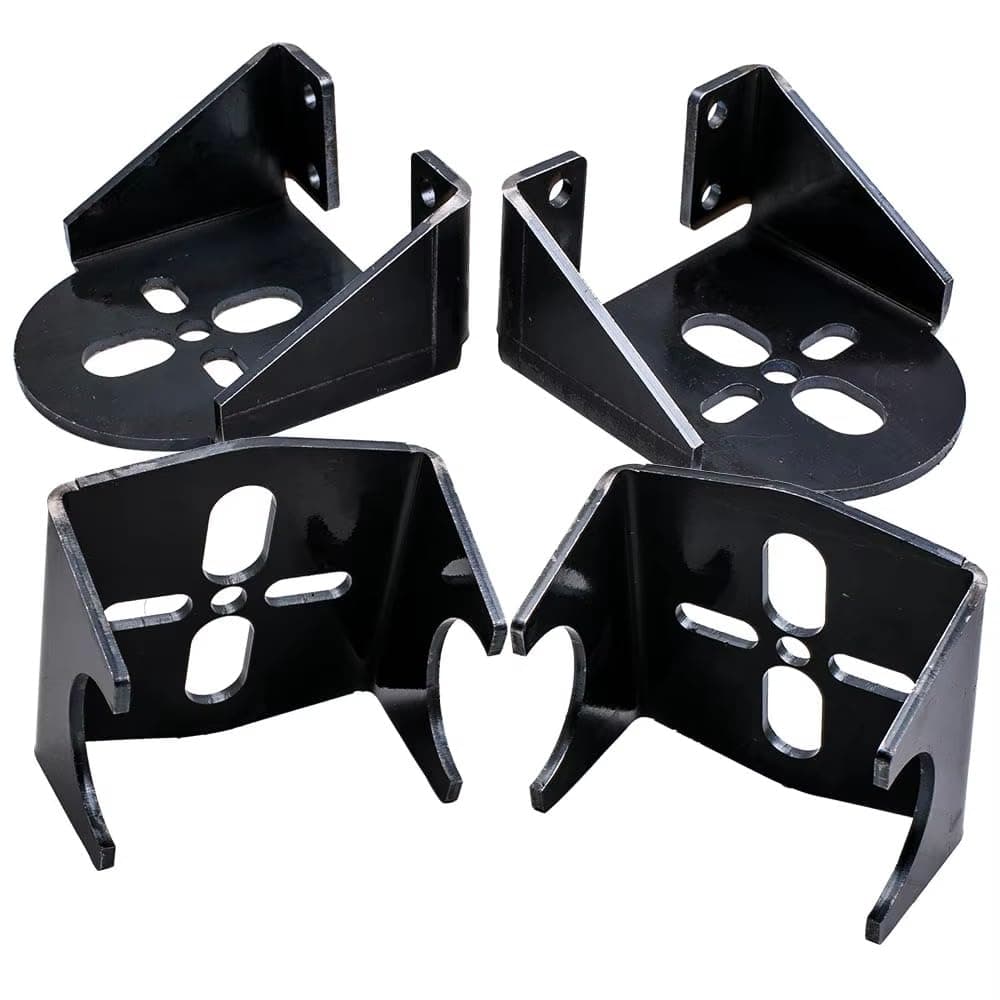 Weld On Rear Upper&Lower Air Bag Mounting Brackets Mounts Suspension 2.75"Axle