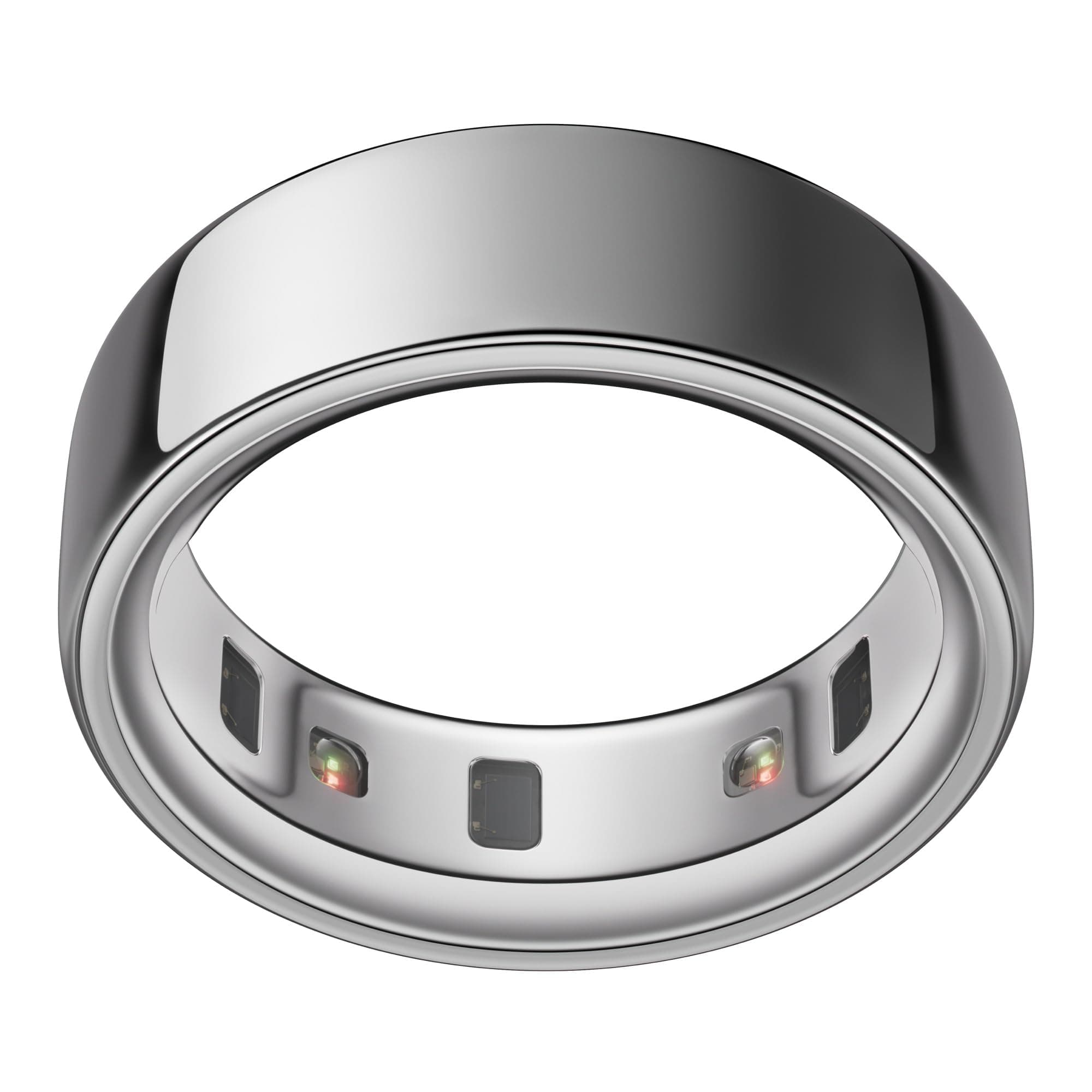 Oura Ring Generation 4 Smart Ring - Silver - Size 4 | SIZE CHECK FIRST: Includes Exclusive Size Kit | Monitor Sleep, Heart Rate & Fitness | Battery Lasts Up to 8 Days