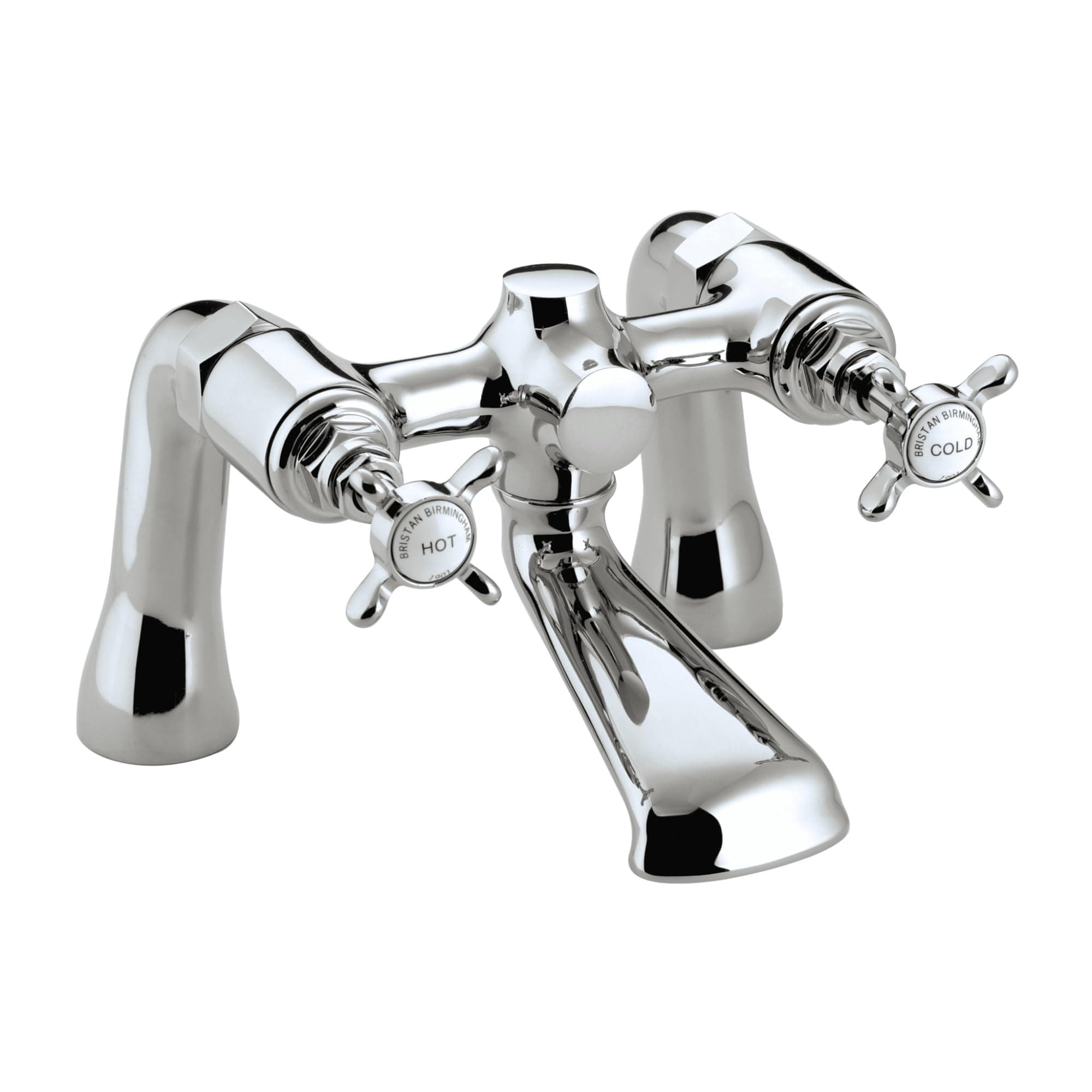 N BF C CD 1901 Pillar Bath Filler - Chrome