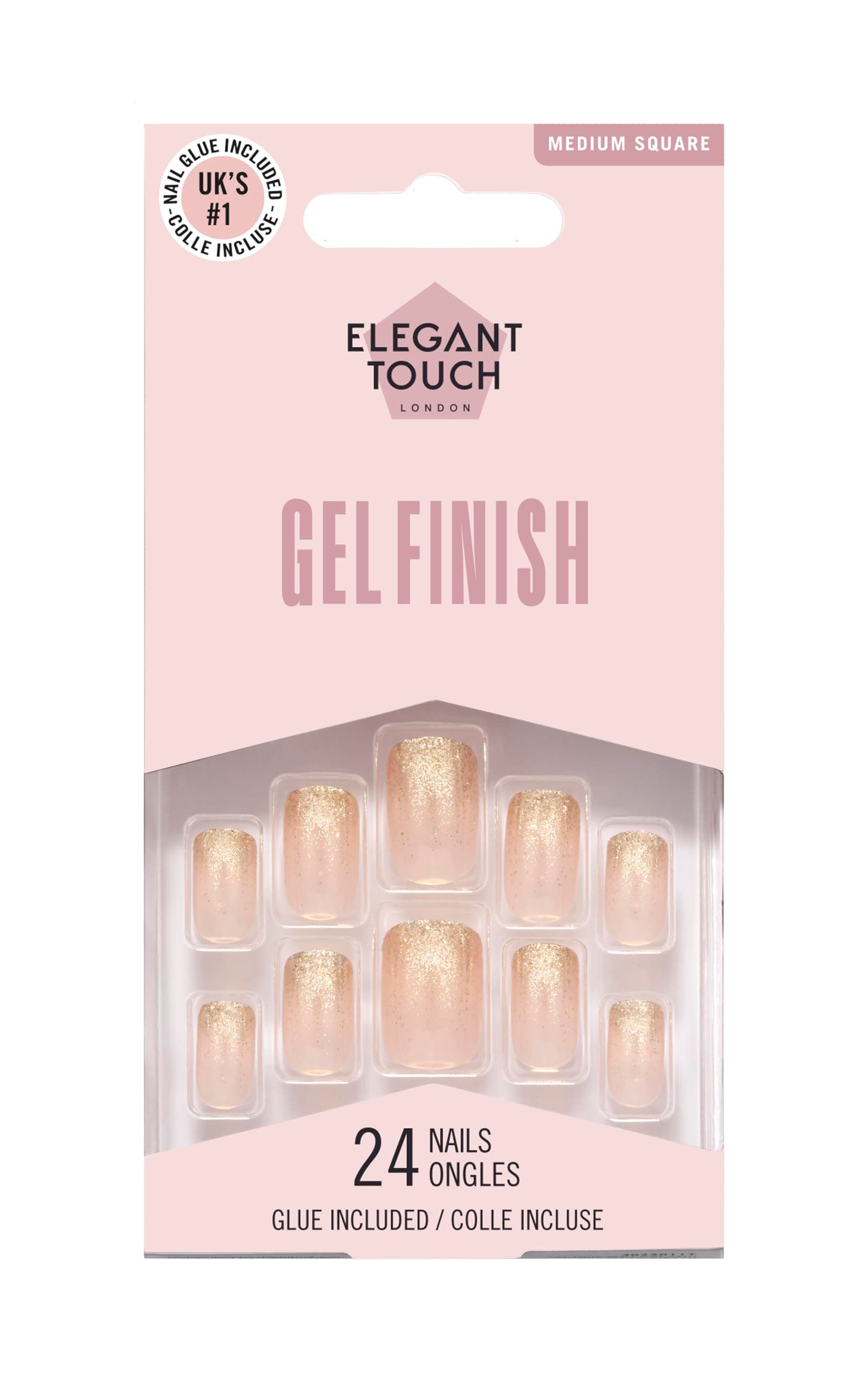 Gel Finish - Golden Sparkle