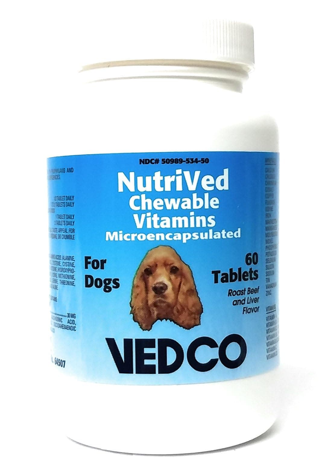 Vedco NutriVed Chewable Vitamins 60 Tablets for Dogs
