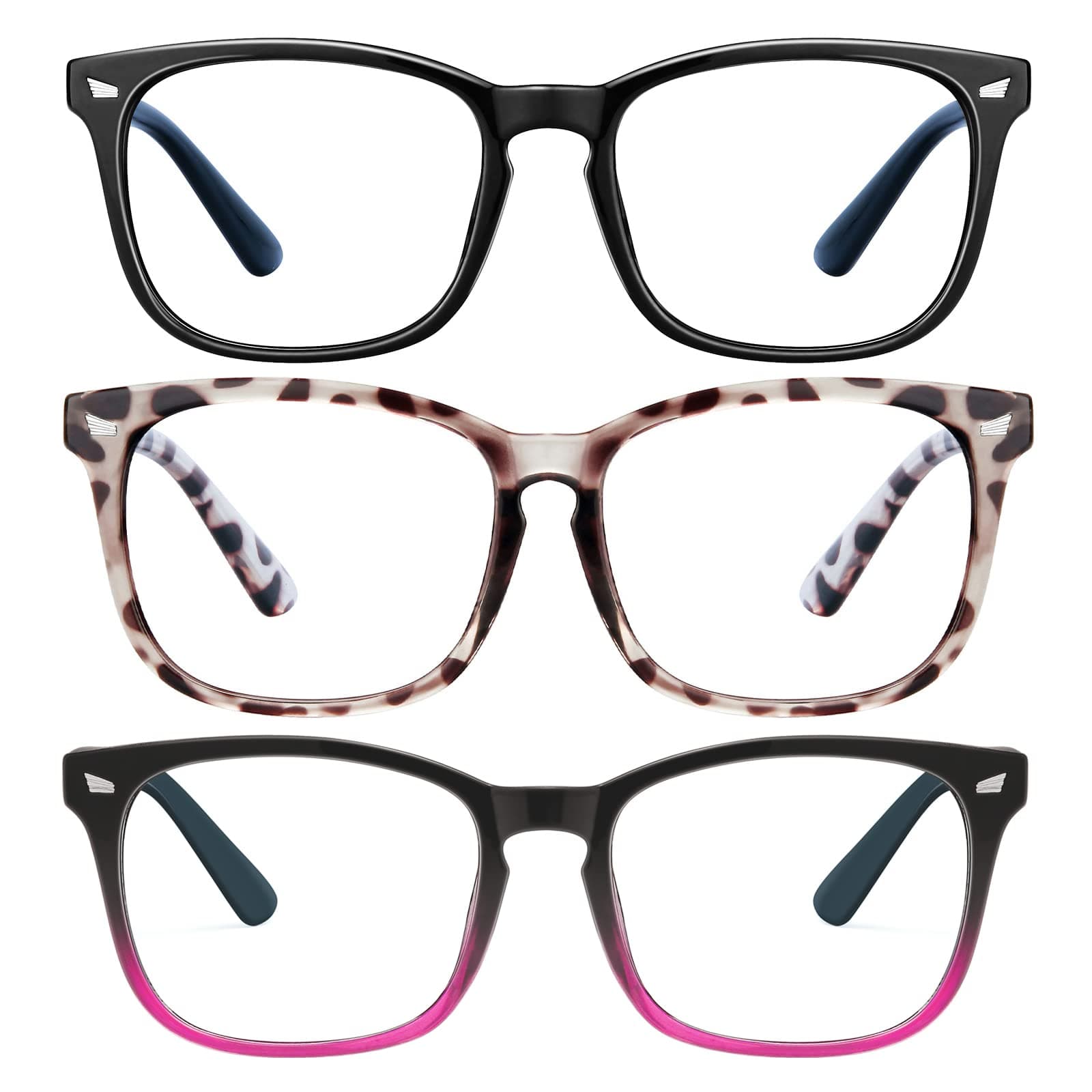 hunsquer Blue Light Glasses for Woman/Men Computer Blue Light Glasses