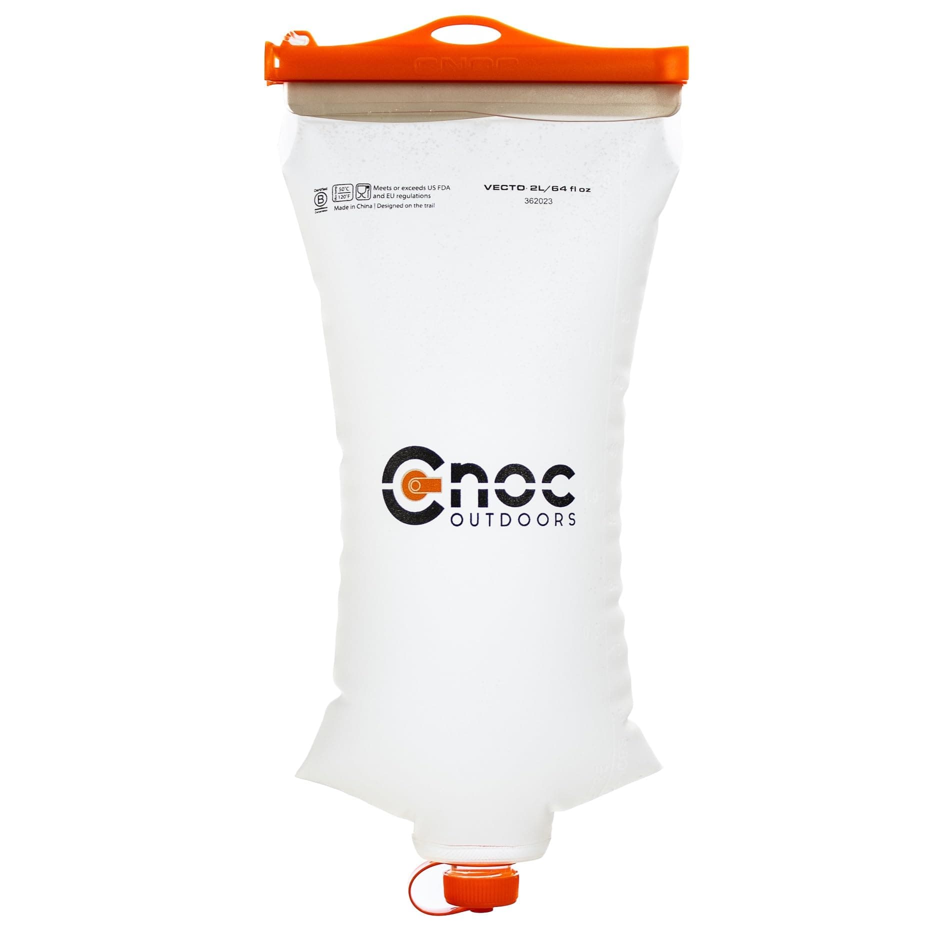 Cnoc Outdoors 2019 Vecto 2L Water Container, 28mm Thread, Orange