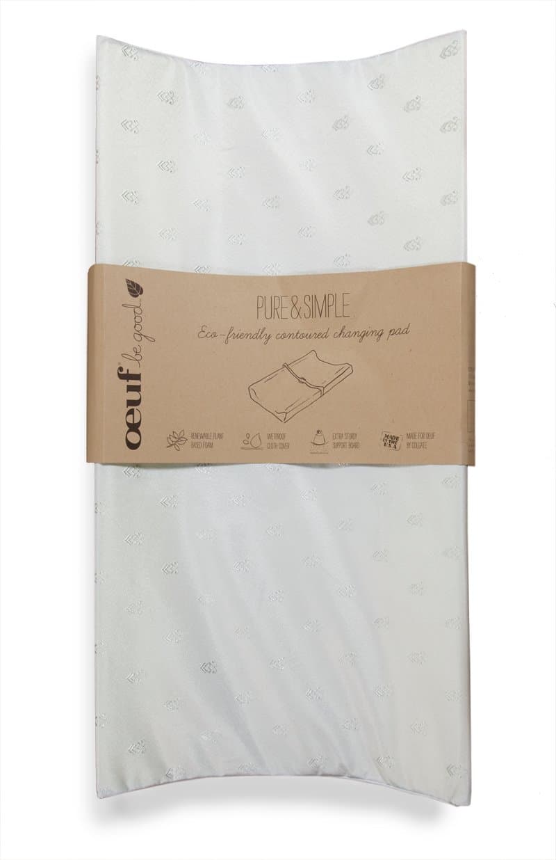 Oeuf Pure and Simple Contoured Changing Pad, Natural