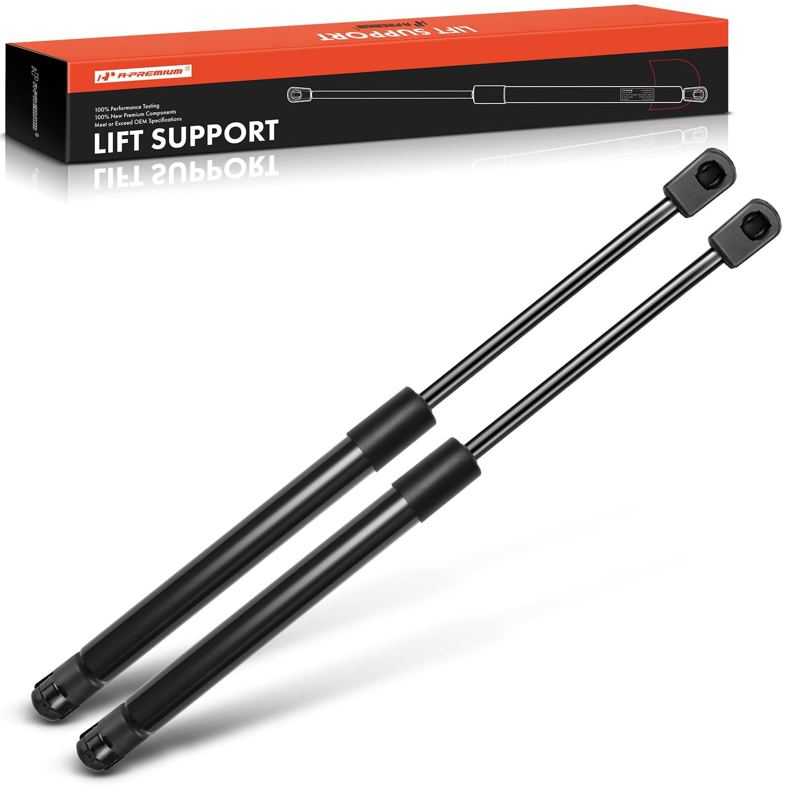 A-Premium Tailgate Lift Supports Shock Struts Spring Prop Compatible with Hyundai Genesis Coupe 2010-2014 2-PC