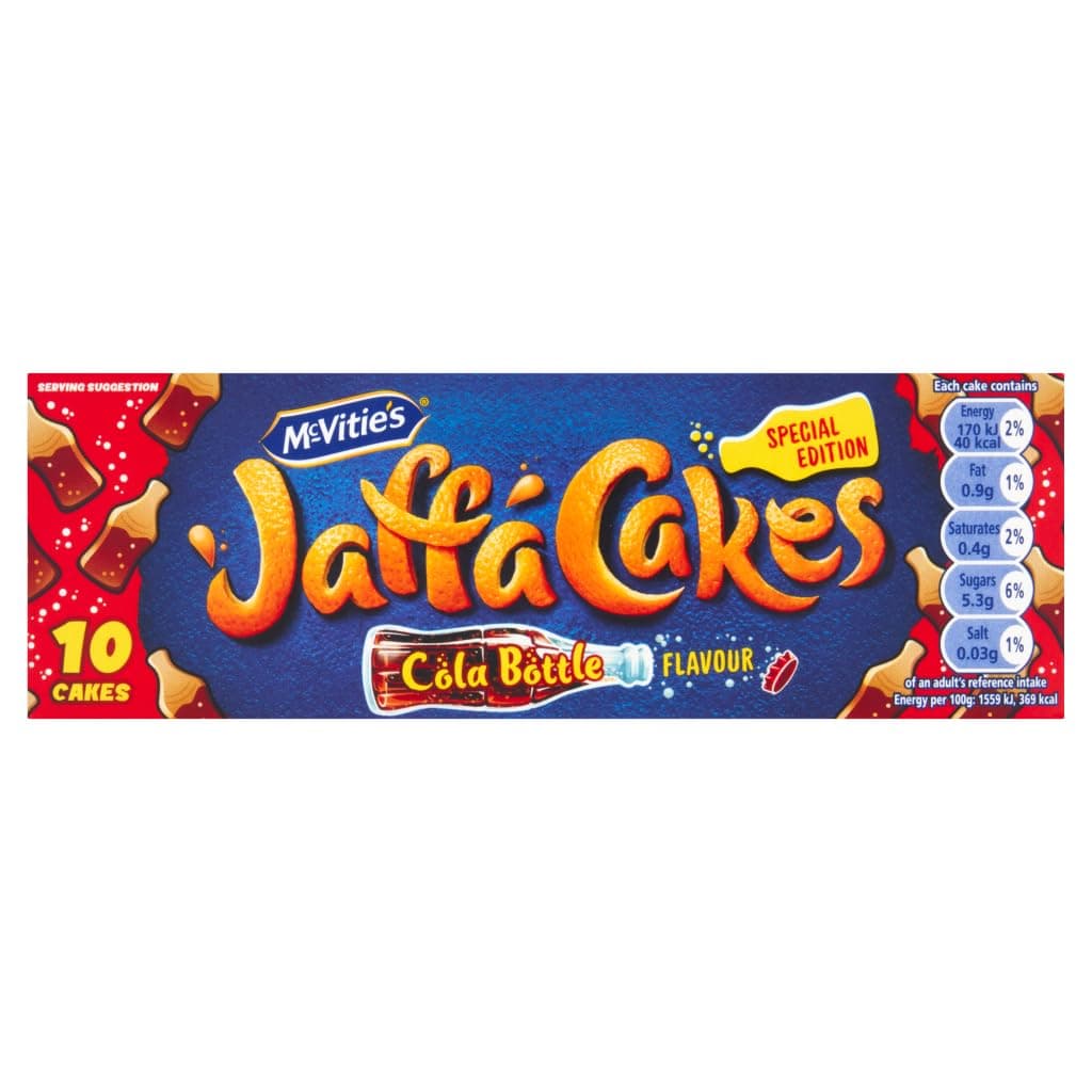 McVitie's Jaffa Cakes Cola Flavour, 10 Cakes, 110 g (Pack of 1)