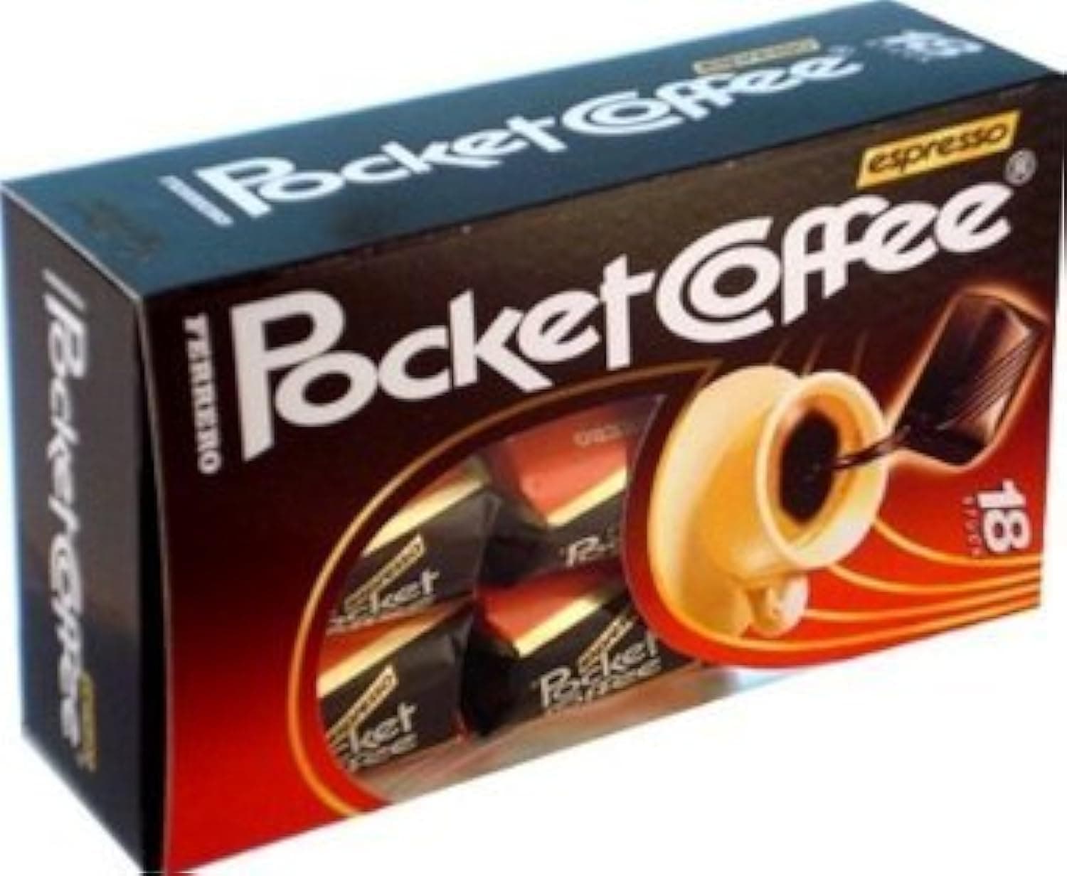 Pocket Coffee -Espresso Chocolates - 18 pieces - 1 box