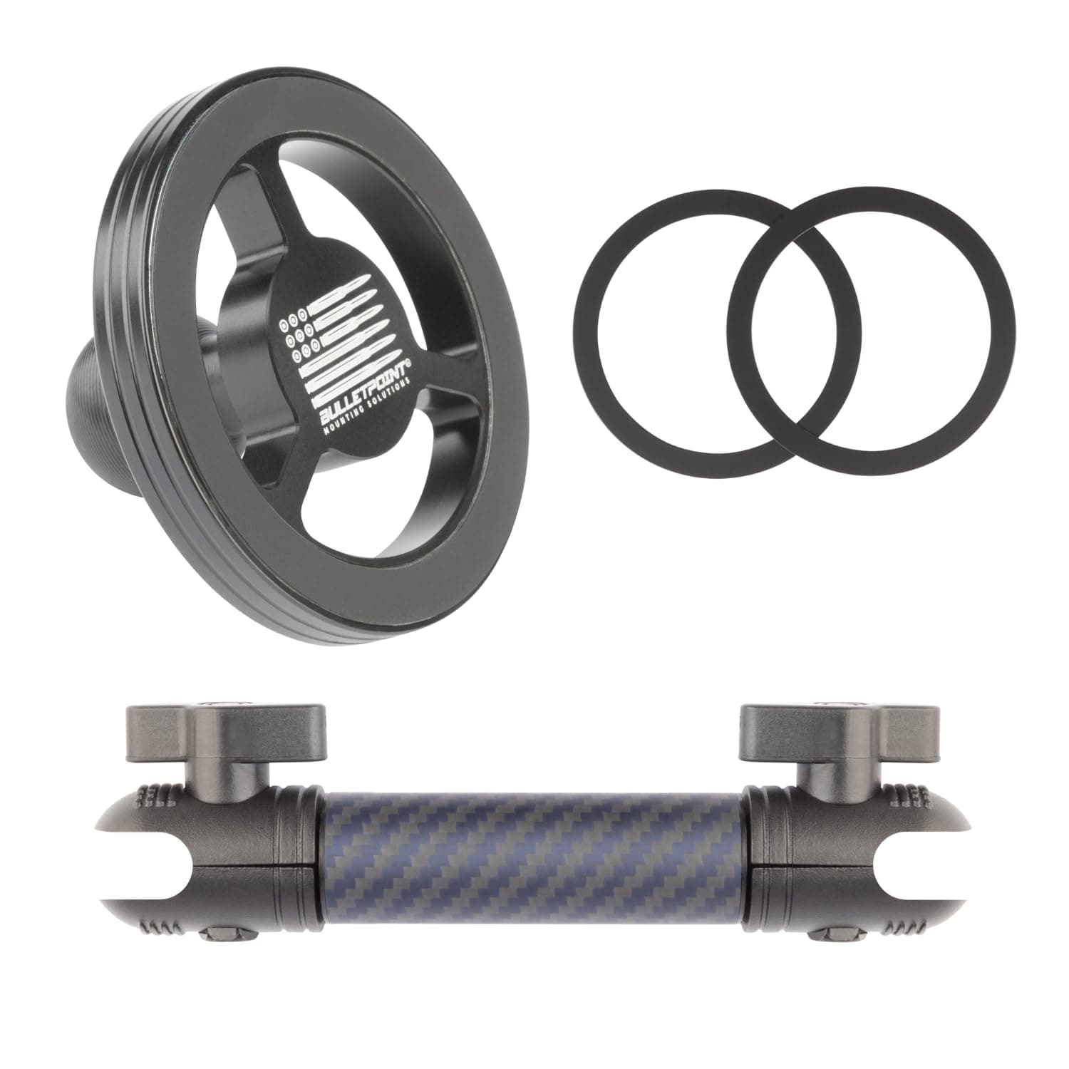 Dash Mount Magnetic Cell Phone Holder Compatible with MagSafe iPhone Smartphones - 20mm (0.787 inches) Attachment Ball (MagSafe Holder with 7cm Arm)