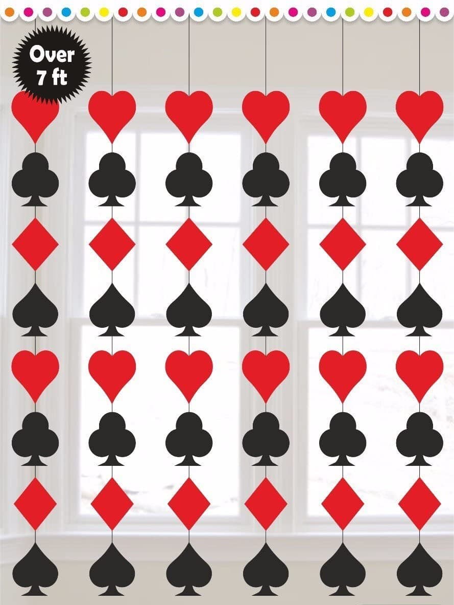 - Kid Priya Party Express Card Party String Decoration (Pack Of 6), Multicolor