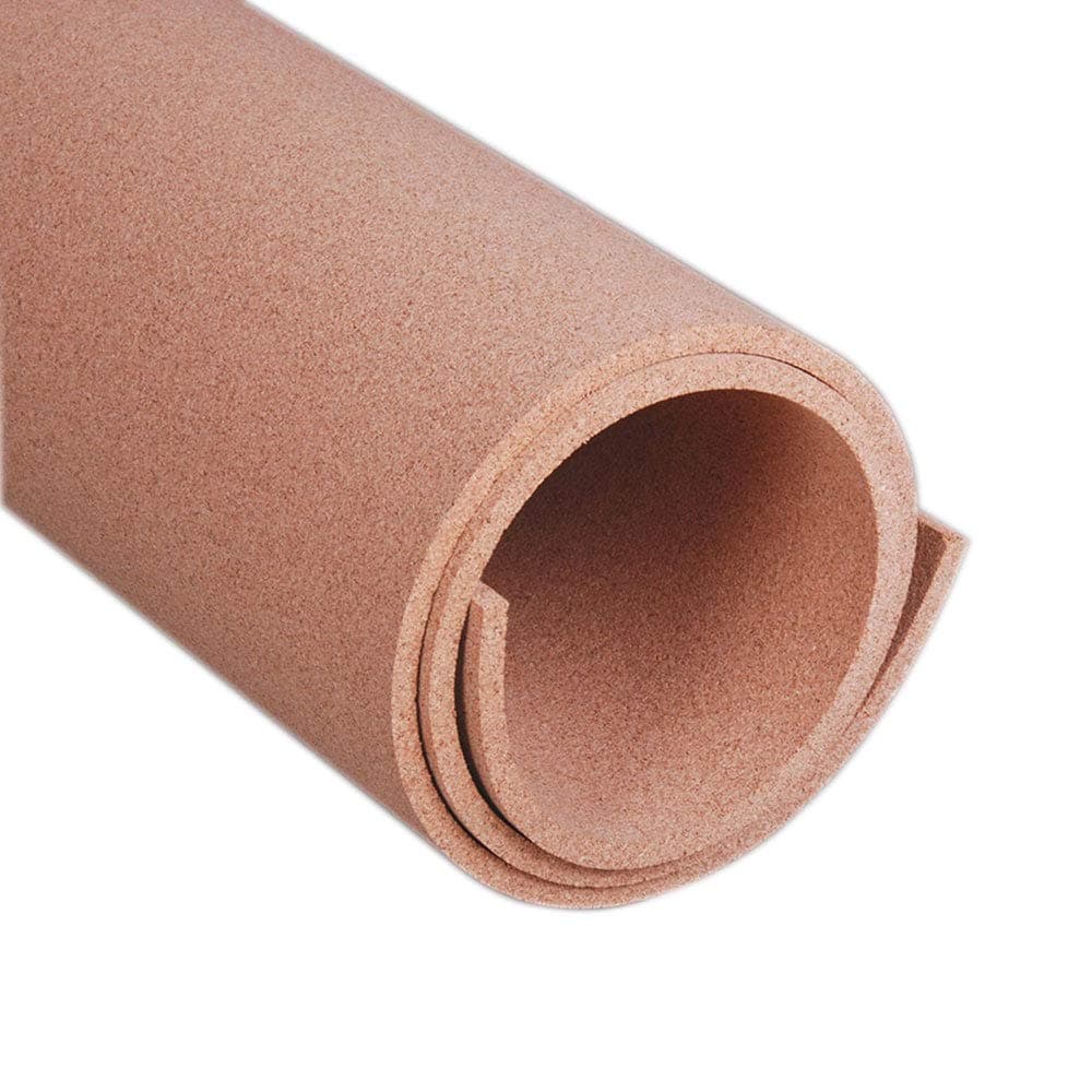 Cork Roll 4' x 4' x 1/2" - Manton Cork Premium Facing Grade Material - 100% Natural