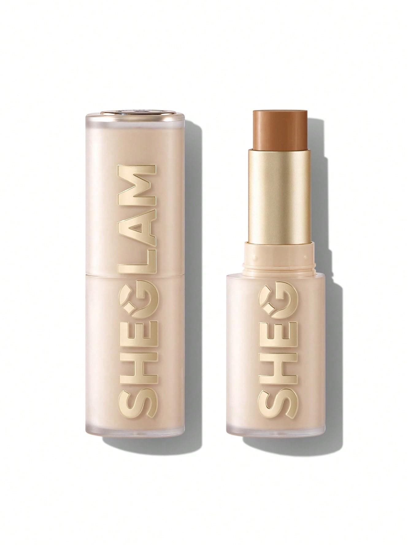 SHEGLAM Skin Magnet High Coverage Foundation Stick Longwear Medium Face Makeup for All Skin Types-Chestnut