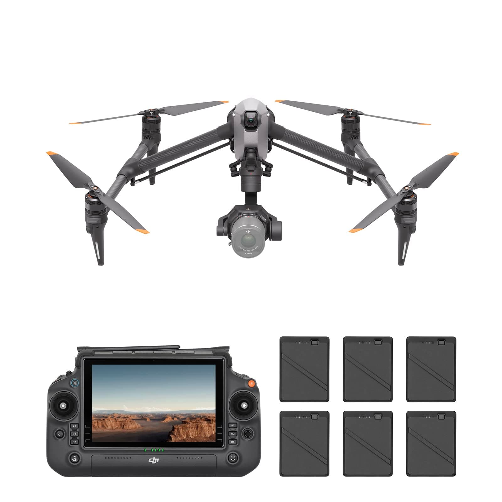 DJI Inspire 3 Standard Bundle, ProRes 8K RAW/CDNG Full Screen, 1/1.8 Inch Ultra Wide Angle Night FPV Camera, Dual Frame Setups, O3 Pro Video Transmission