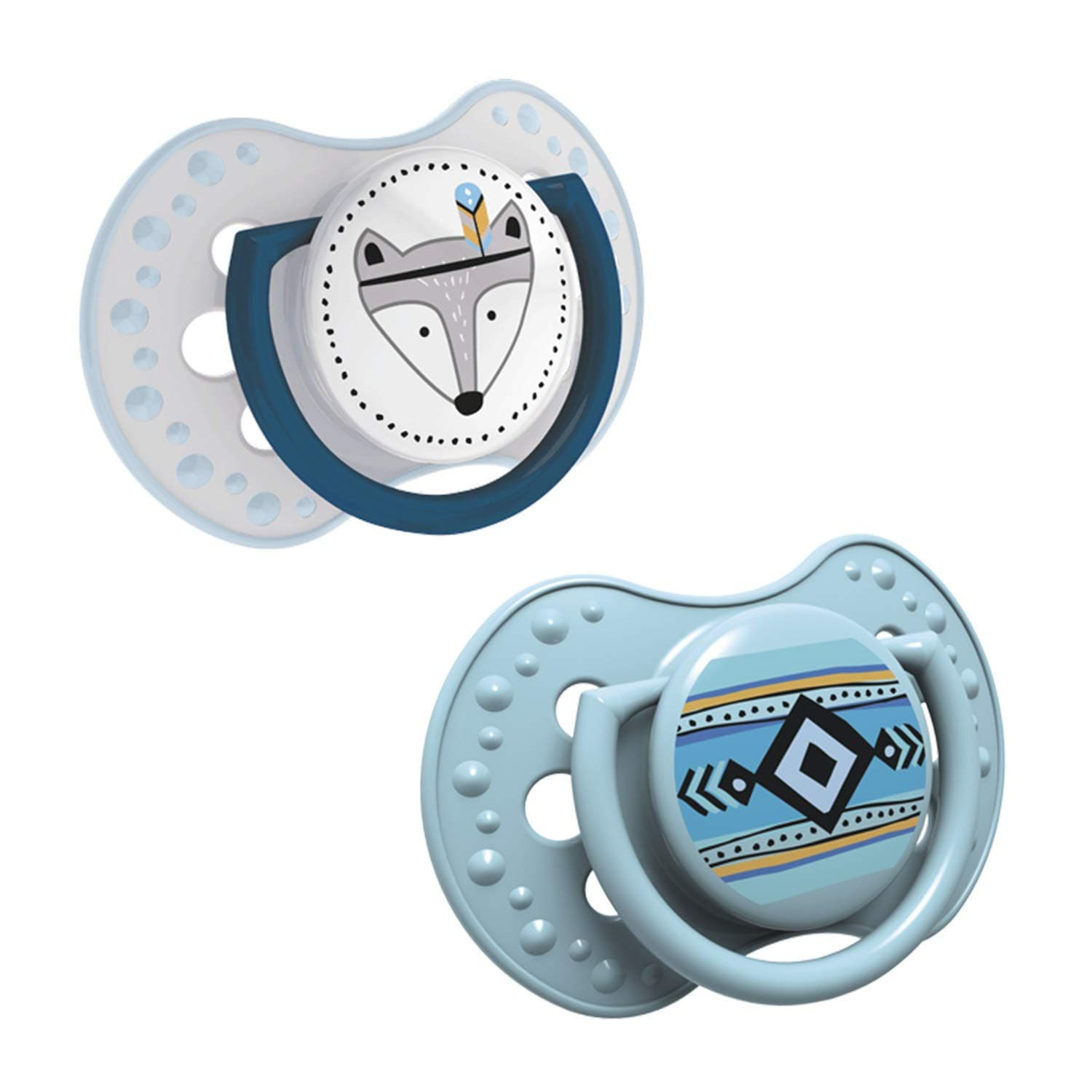 Dyn Soother Silicone 3-6M (2 Pcs) Indian Summer