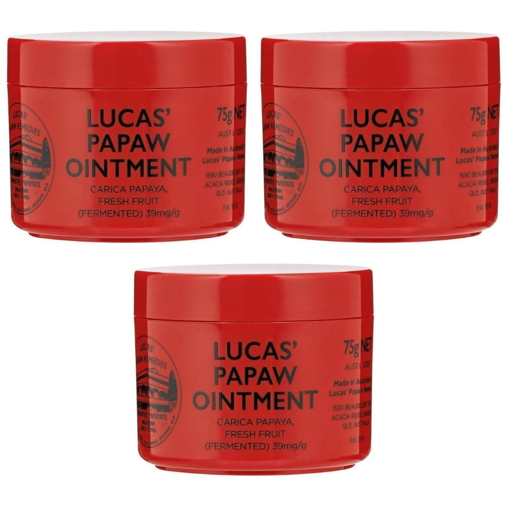 Lucas' Papaw Ointment 75g, 3 Pack