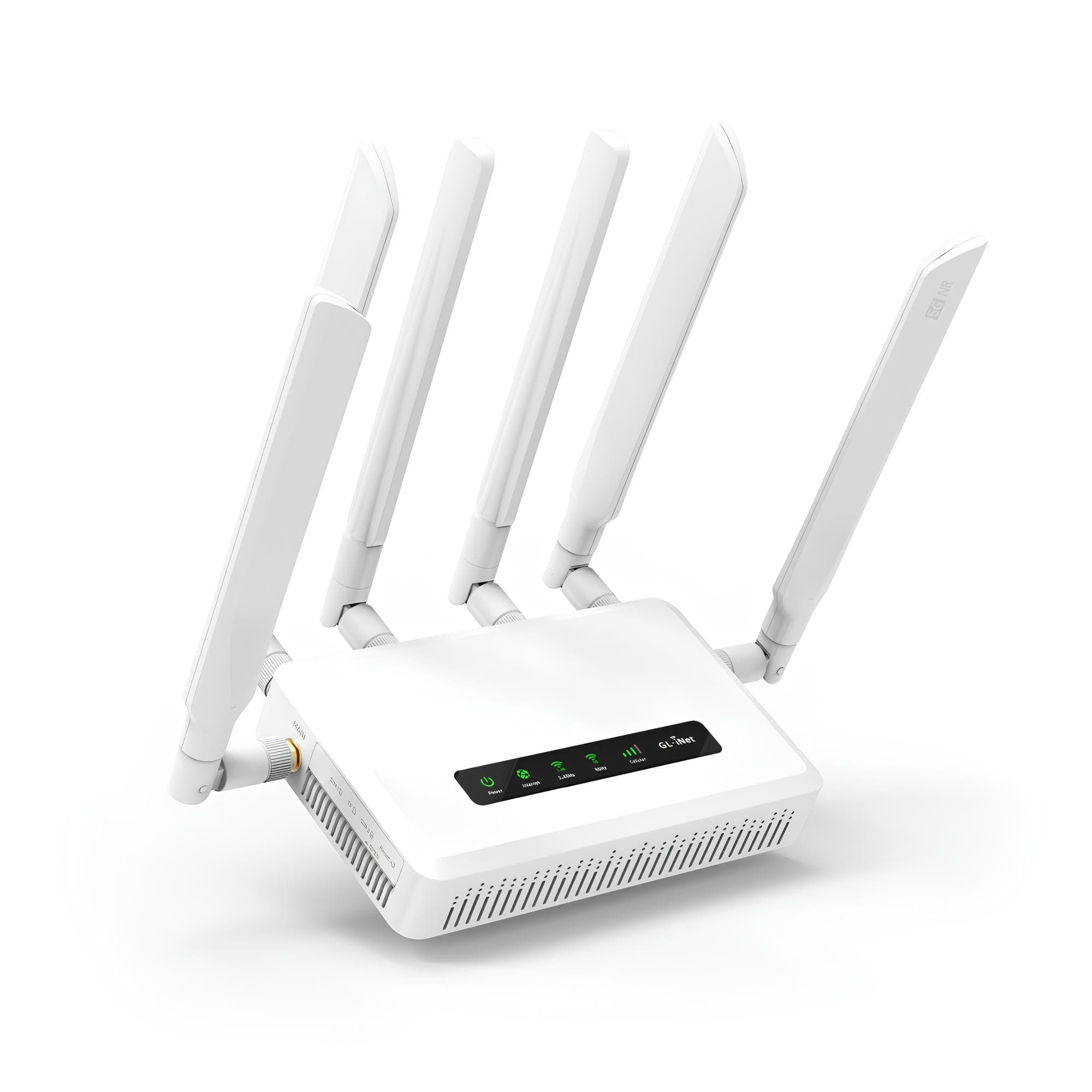 GL-X3000 (Spitz AX) 5G NR AX3000 Cellular Gateway Router, Wi-Fi 6, Detachable Antennas, Dual-SIM, RV, T-Mobile & AT&T IoT Device Certified